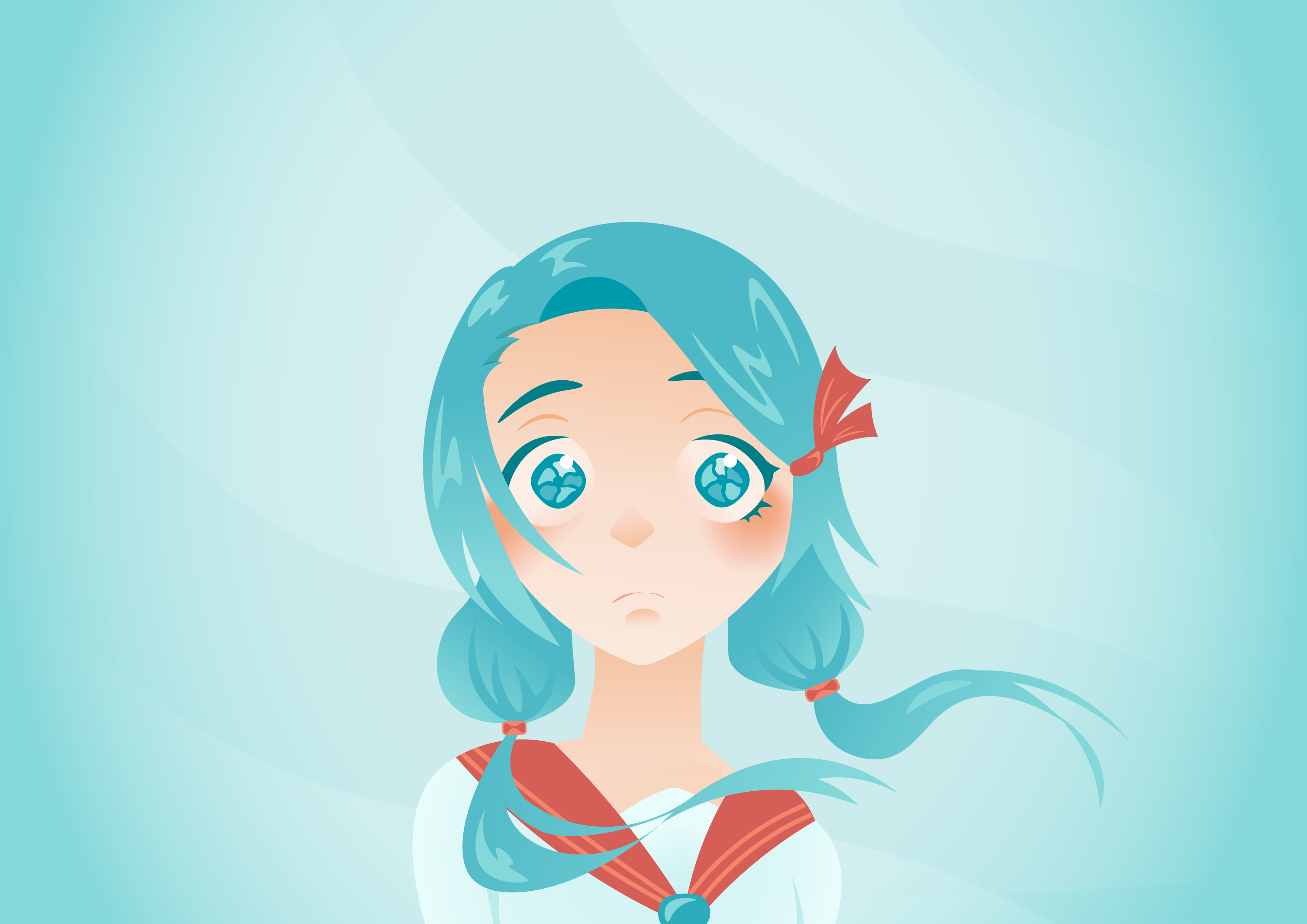 Teal Gaze
