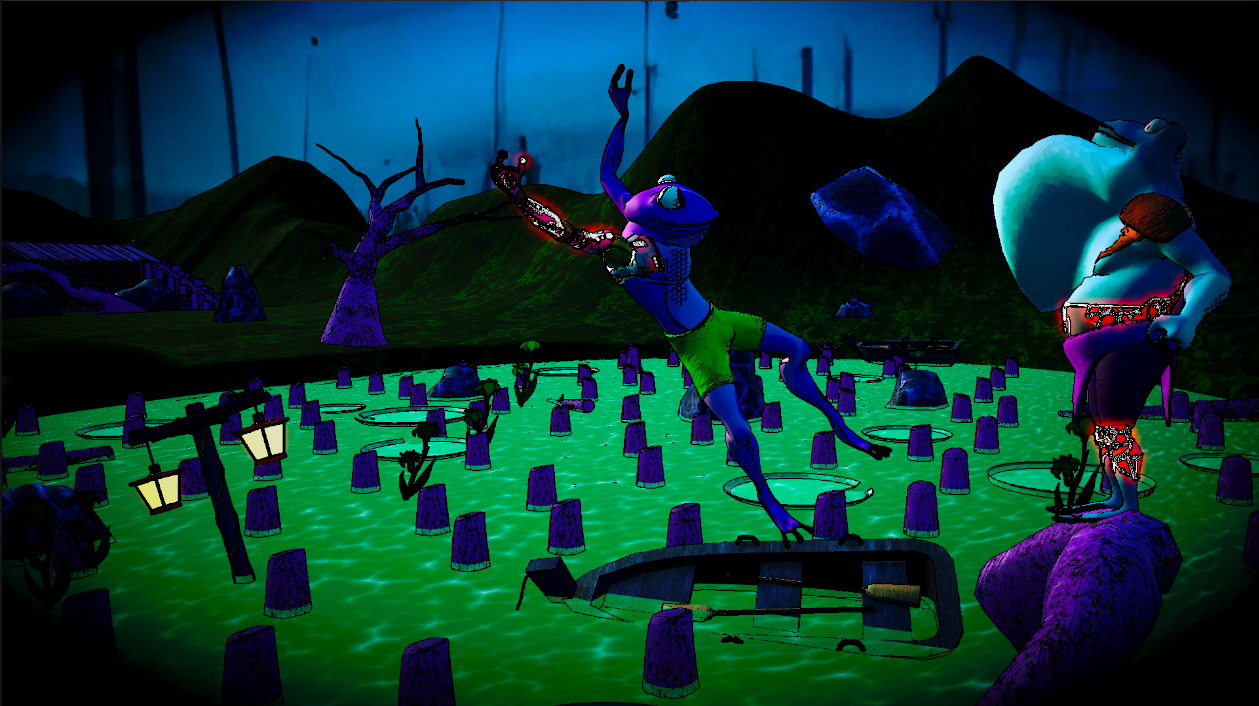 Vocal attack also used for Map selection (Marshes)