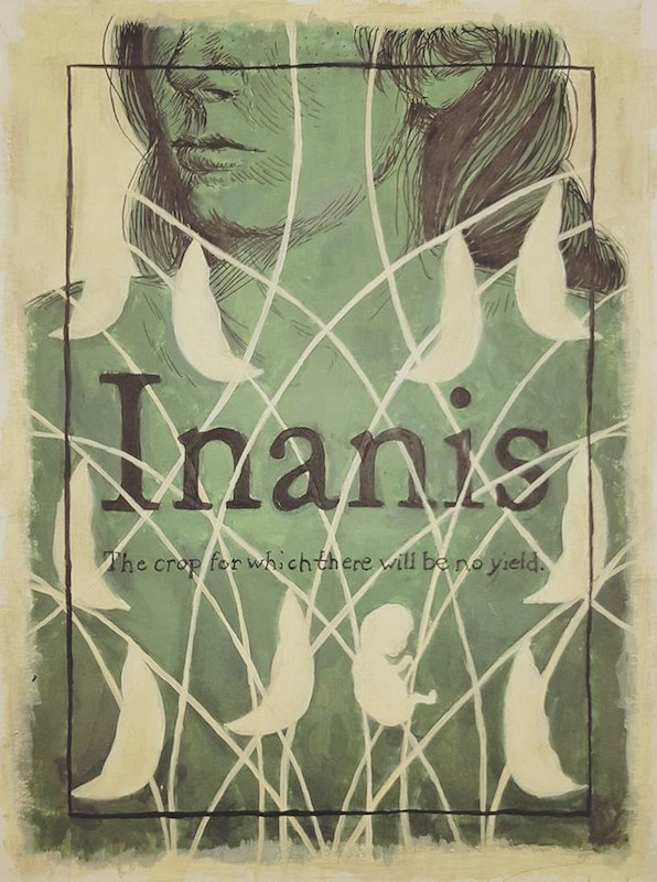 "Inanis" book cover concept
