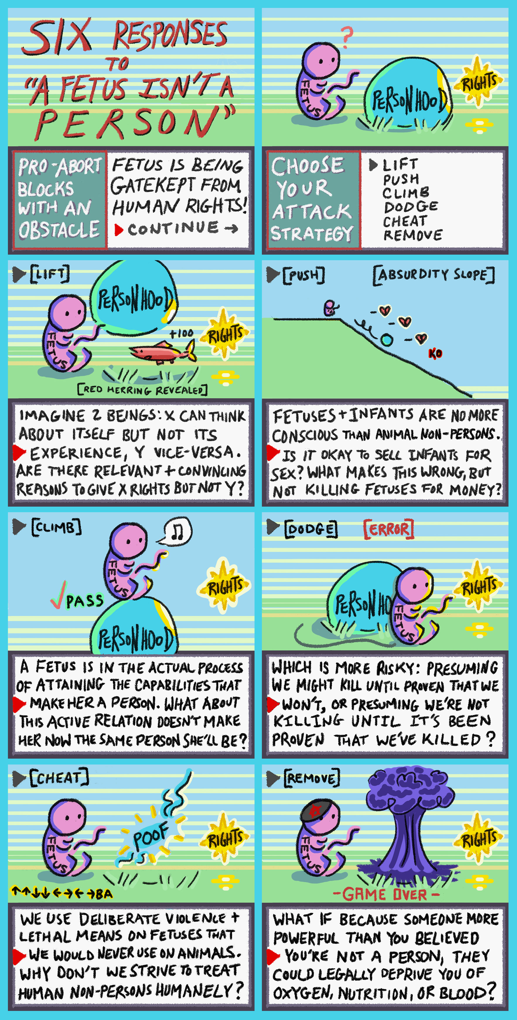 Fetus comic strip