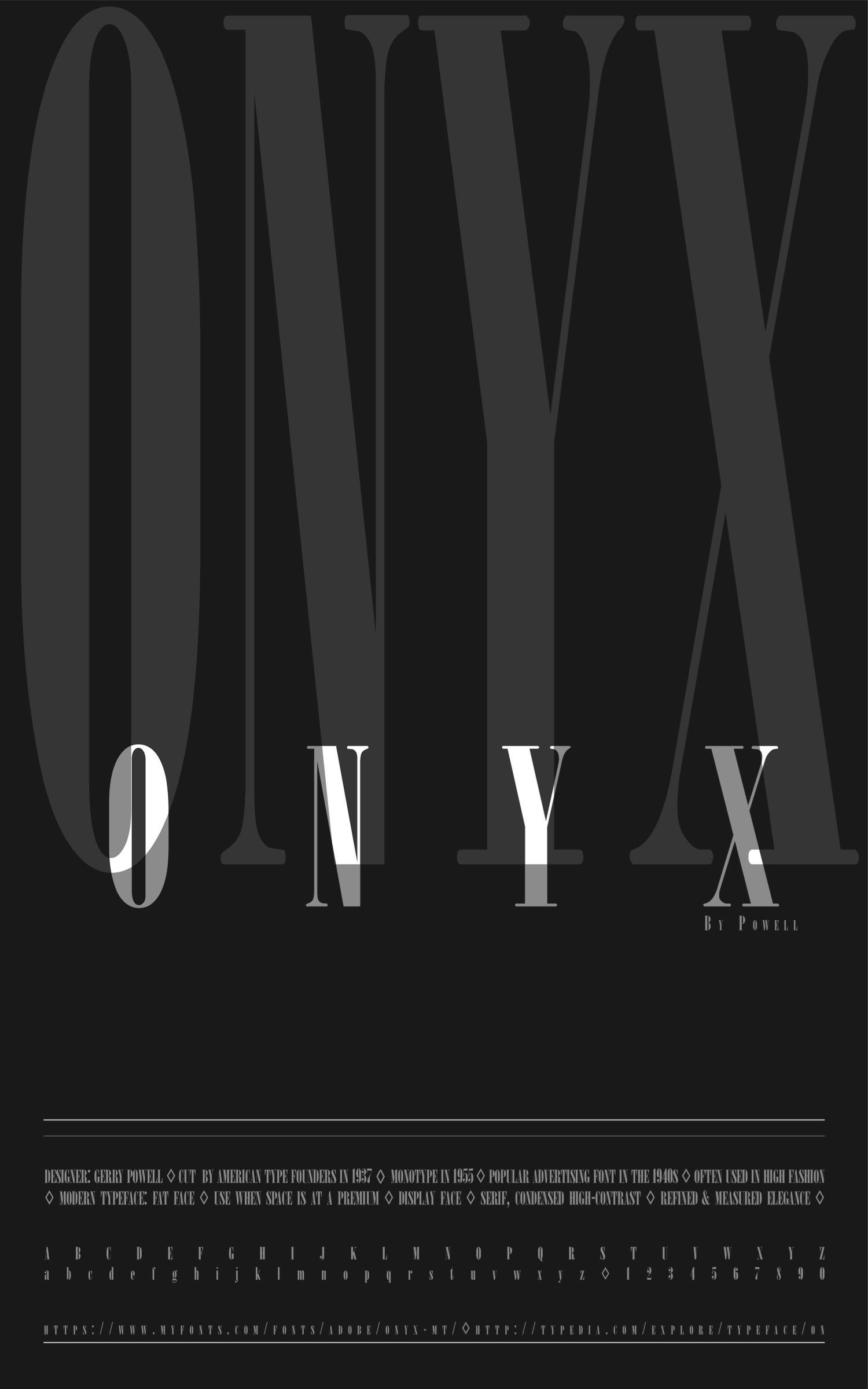 "Onyx" poster