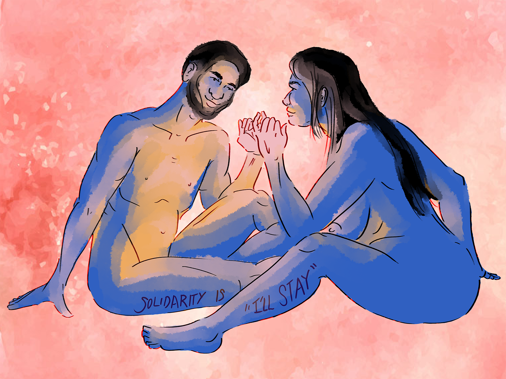 Digital painting for World Beyond Roe