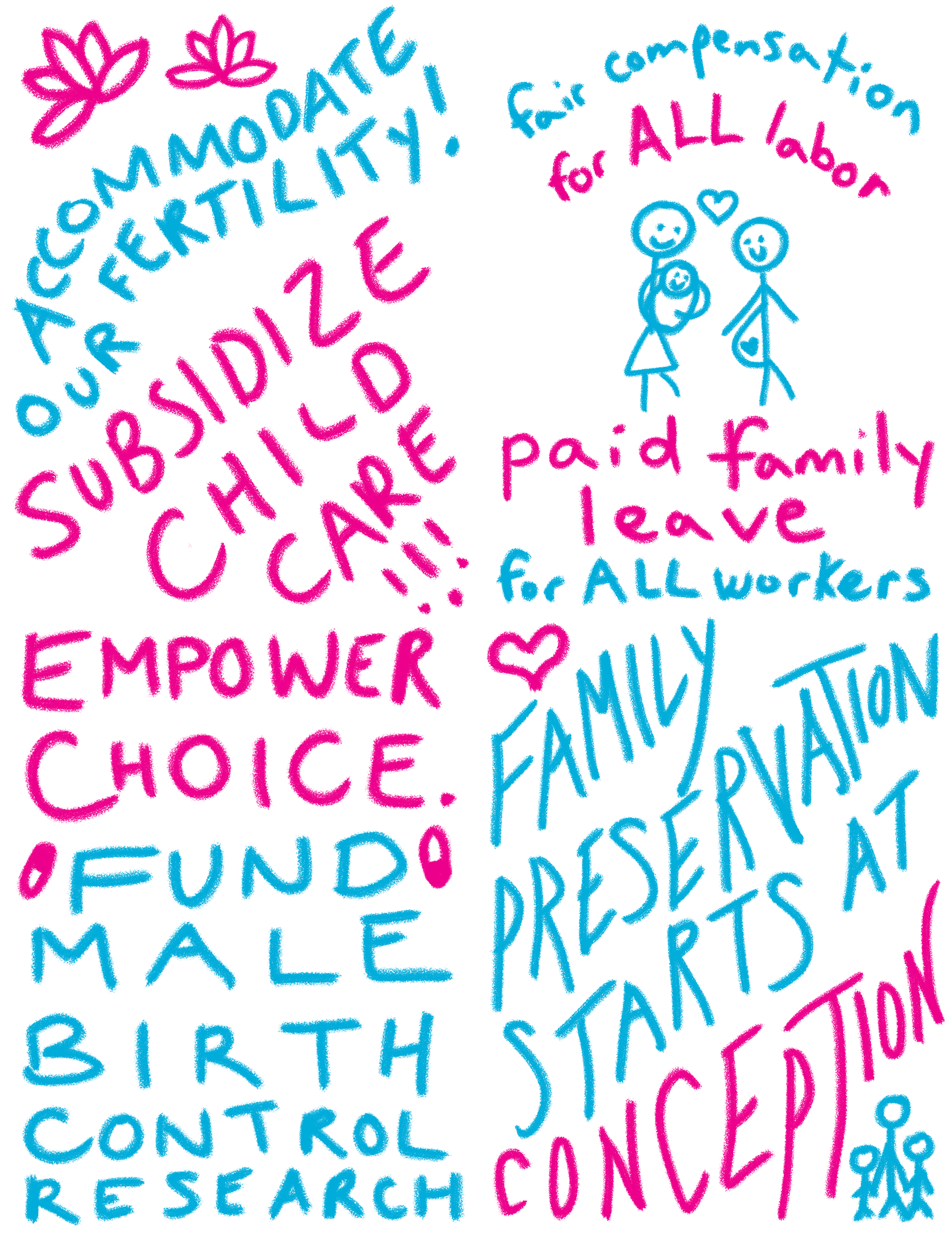Pro-life poster graphics