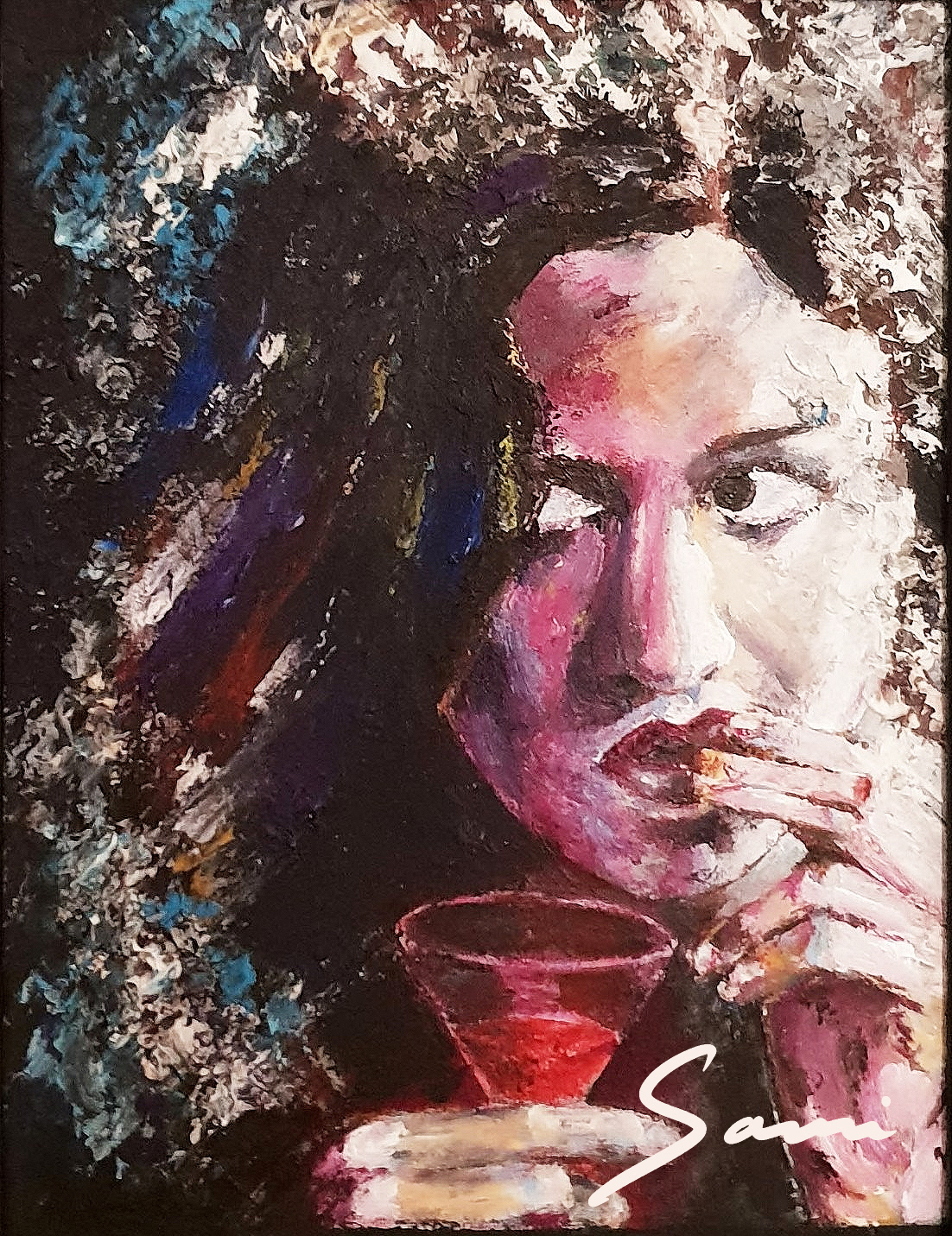 Smoking Lady