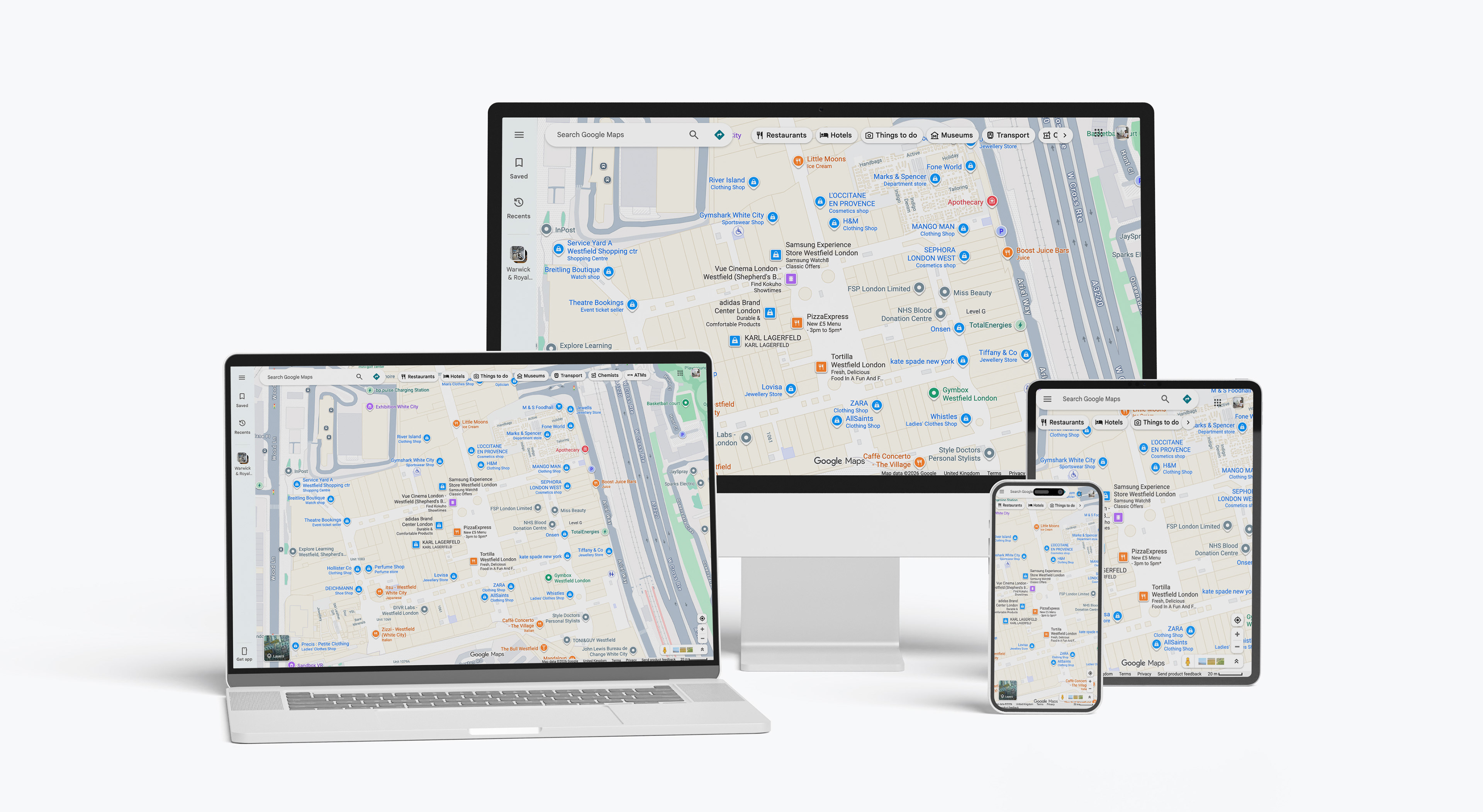 Google multi device view