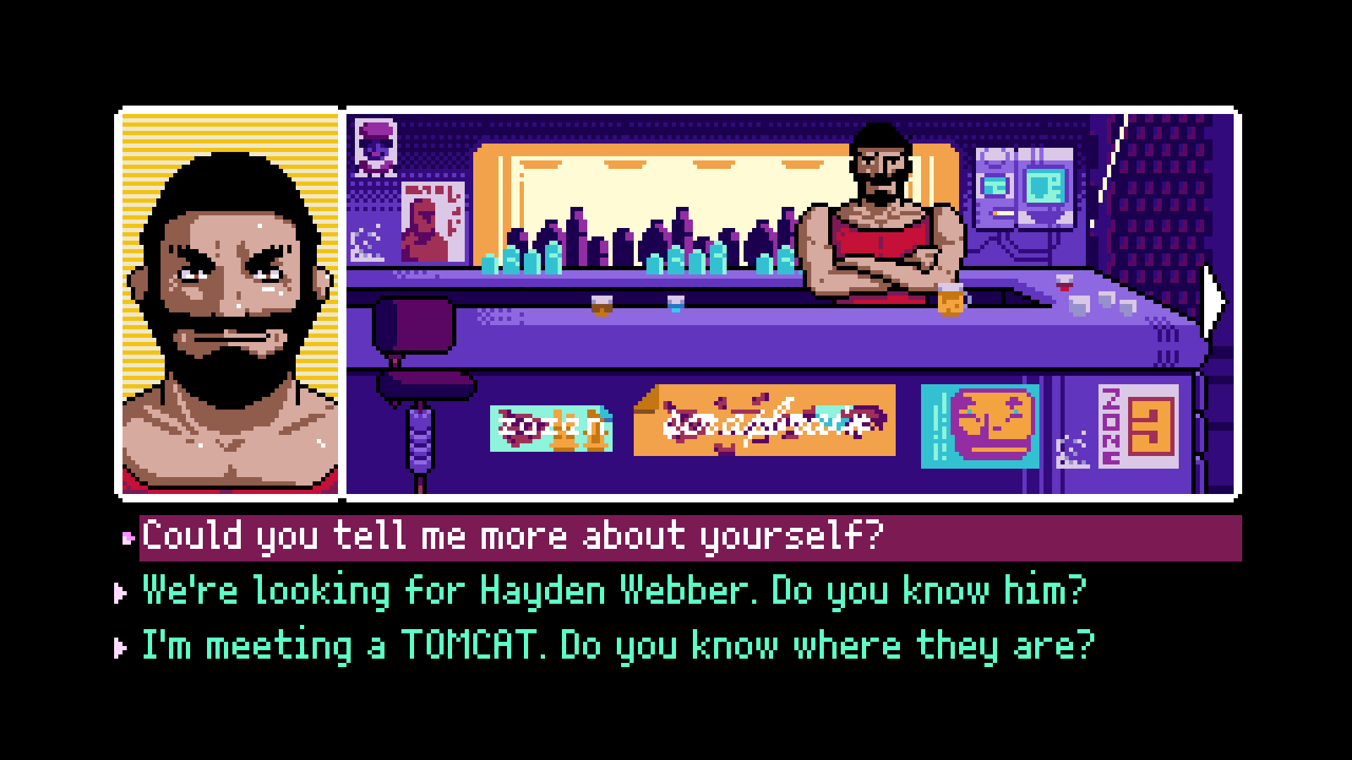 Chatting it up in Stardust.