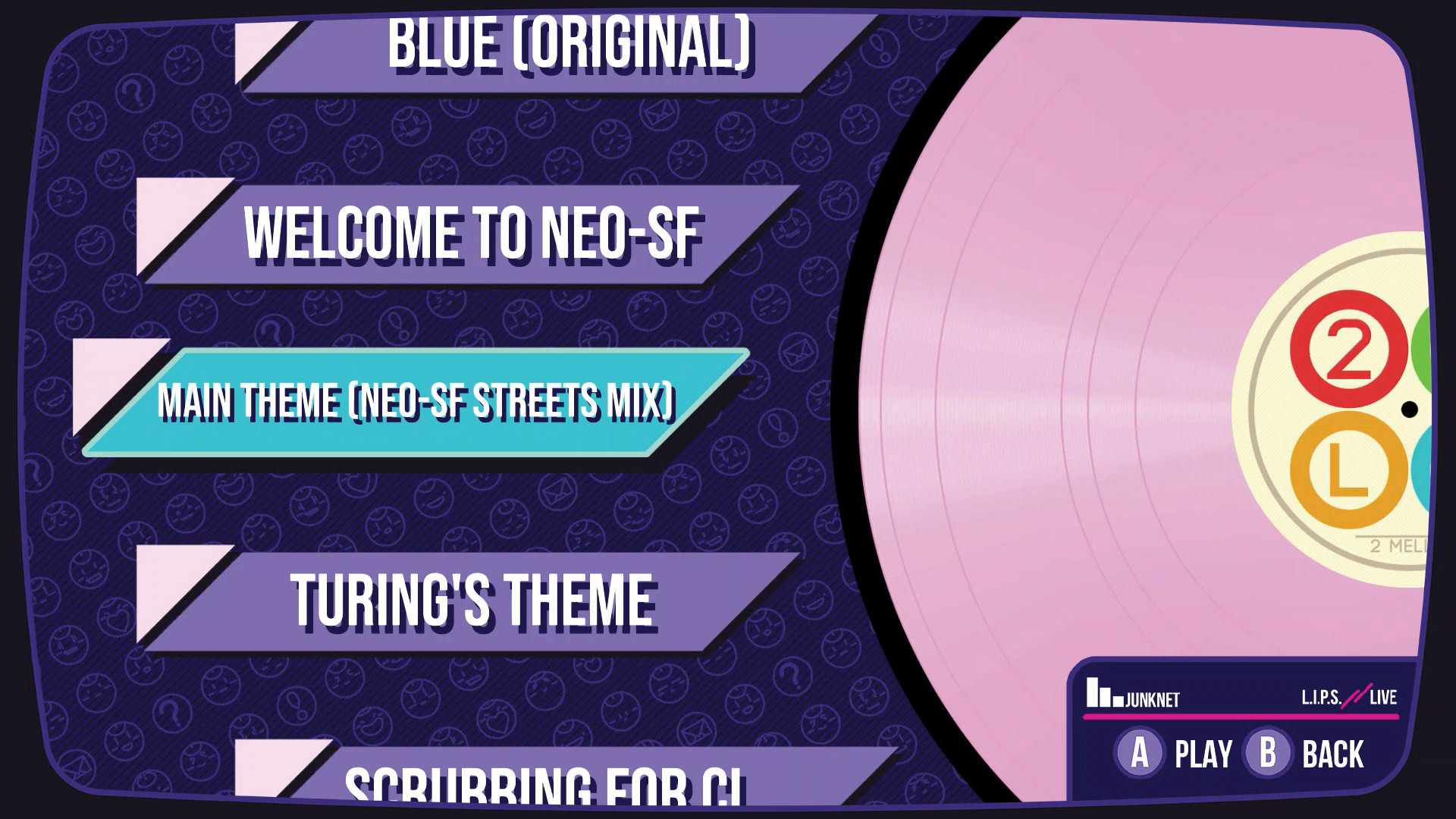 2064: Read Only Memories INTEGRAL Extras Museum, Jukebox