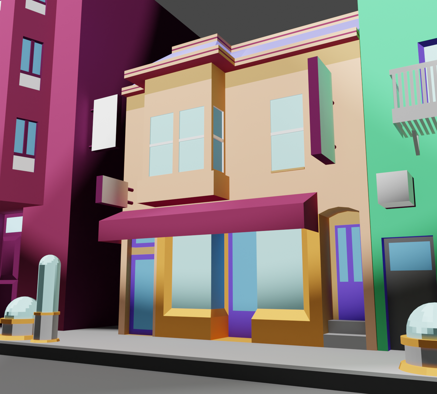 Lexi's office location layout (Blender 3D)