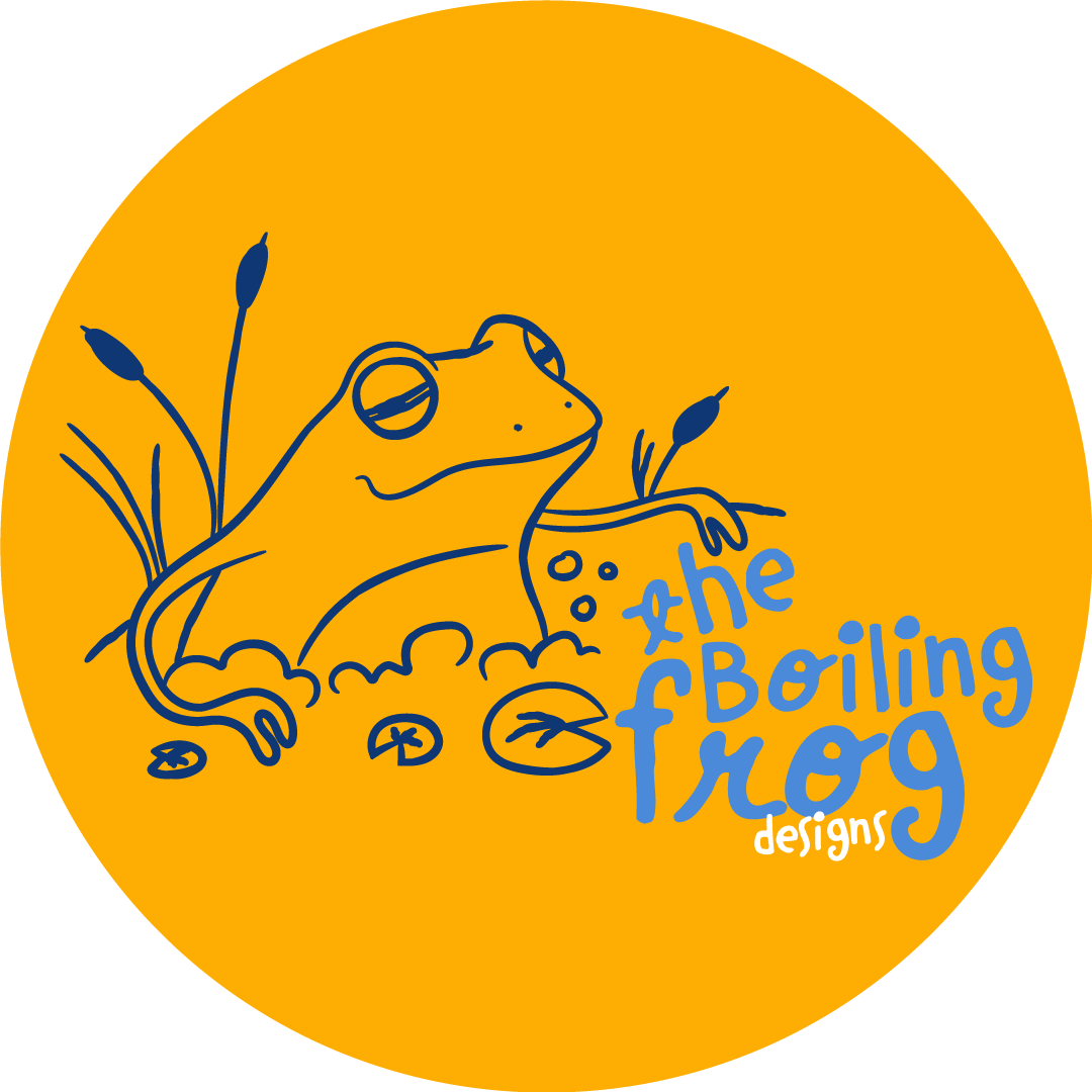 the boiling frog logo