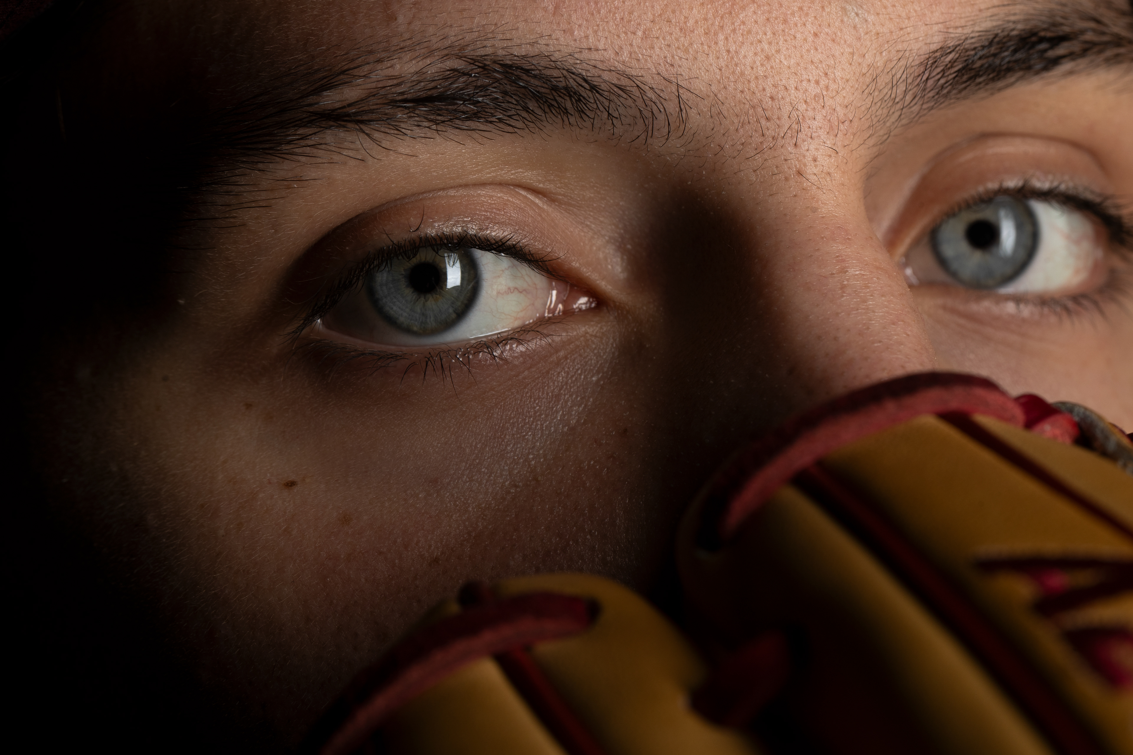 Texas A&M INF Chris Hacopian (8) during media day on January 7, 2026.