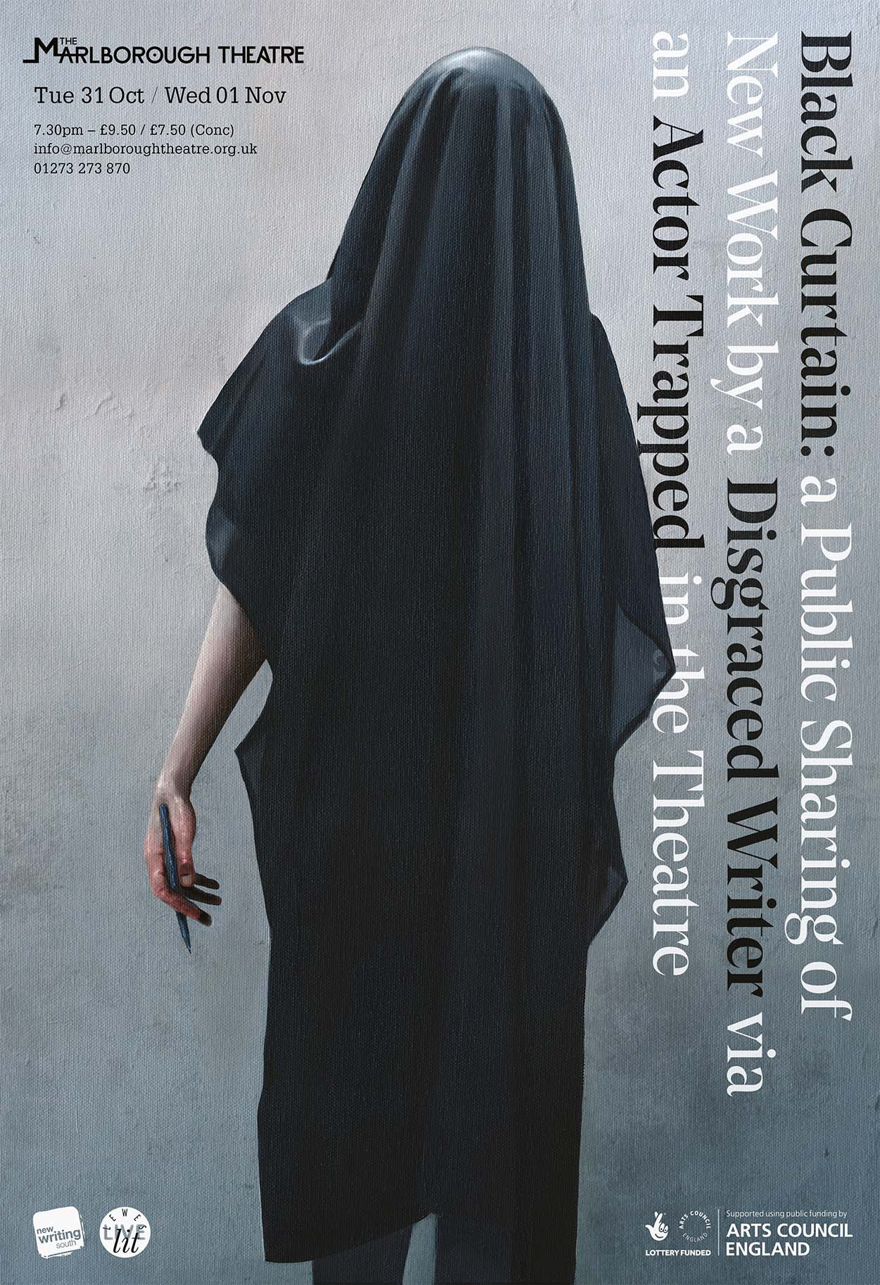 Black Curtain Poster