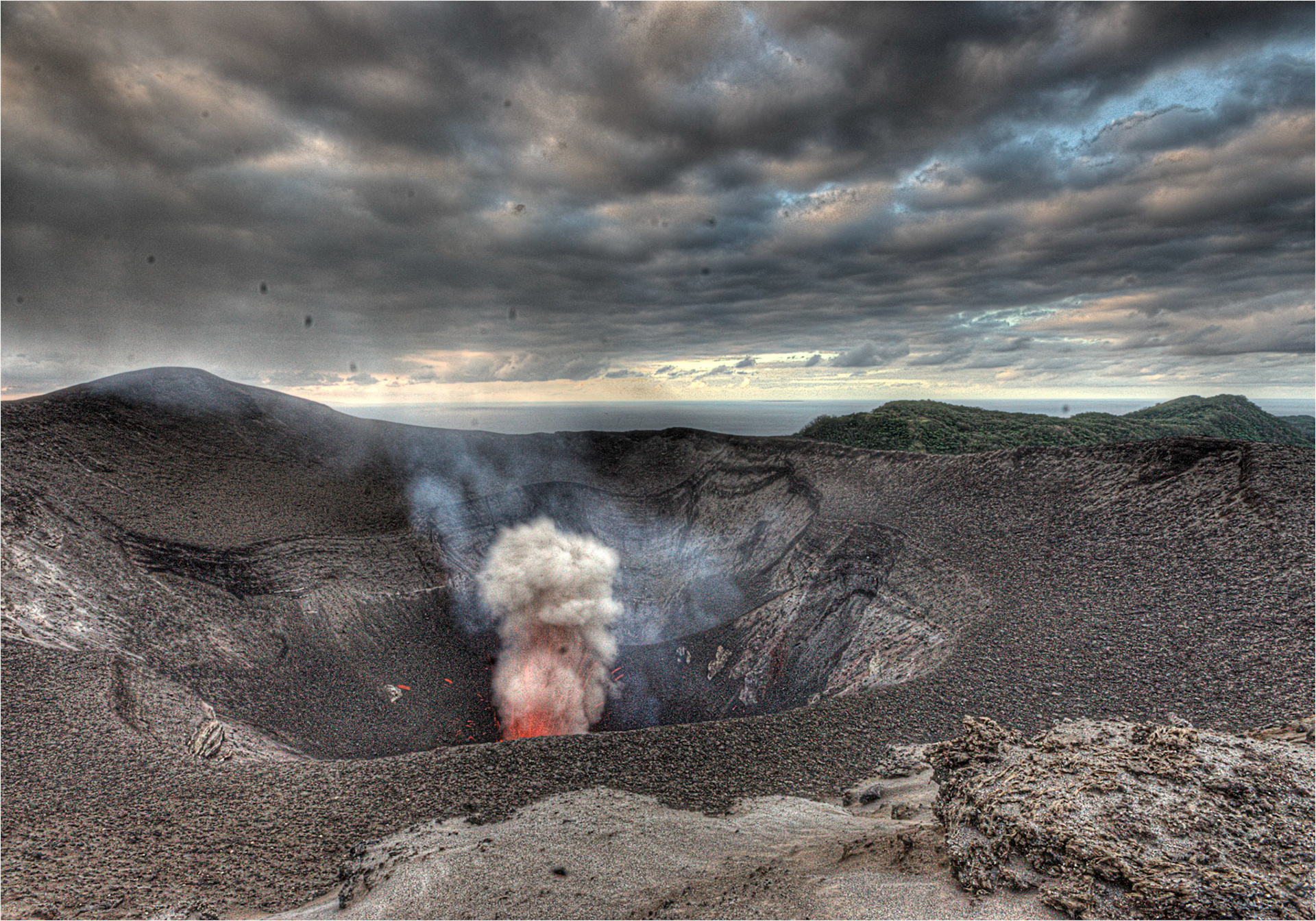 Yasur Volcano Eruption