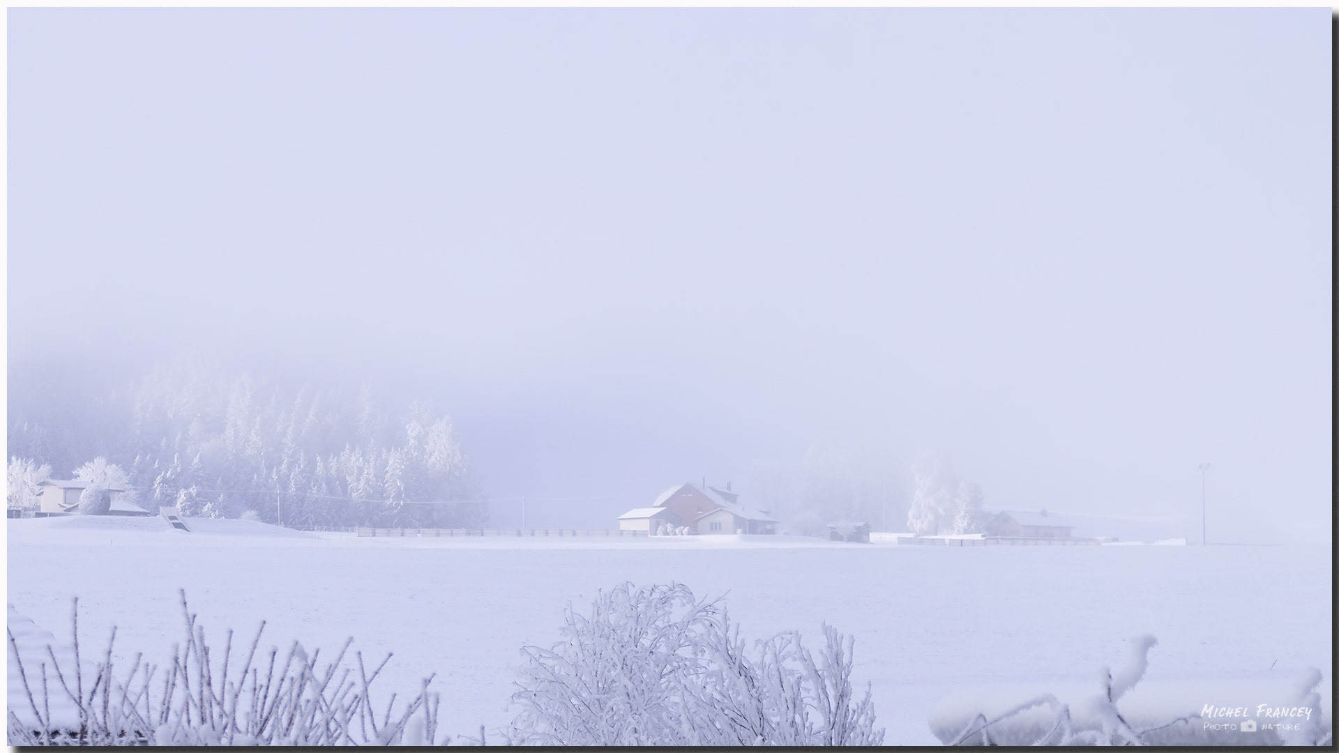 Lever du jour hivernal