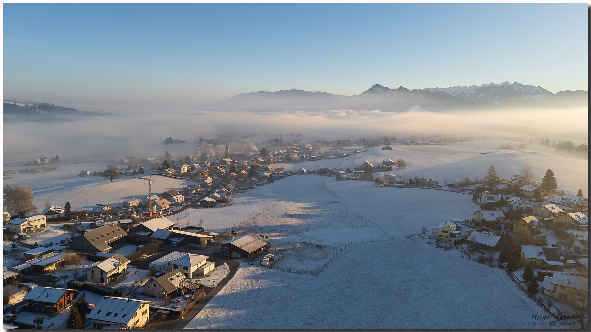 Vuadens en hiver