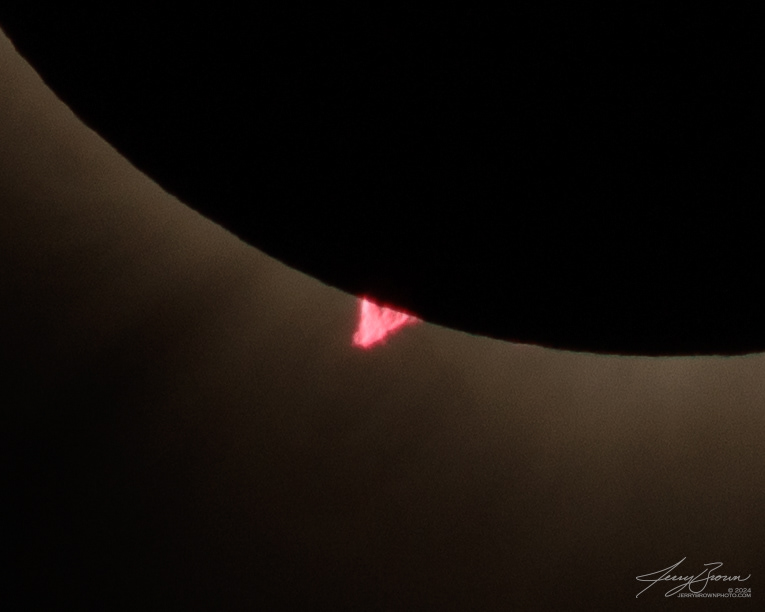 Solar Eclipse, Lake Pacid NY, 2024