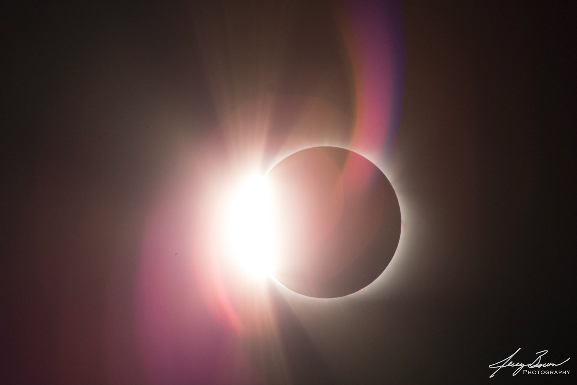 Diamond Ring at a Solar Eclipse 2017