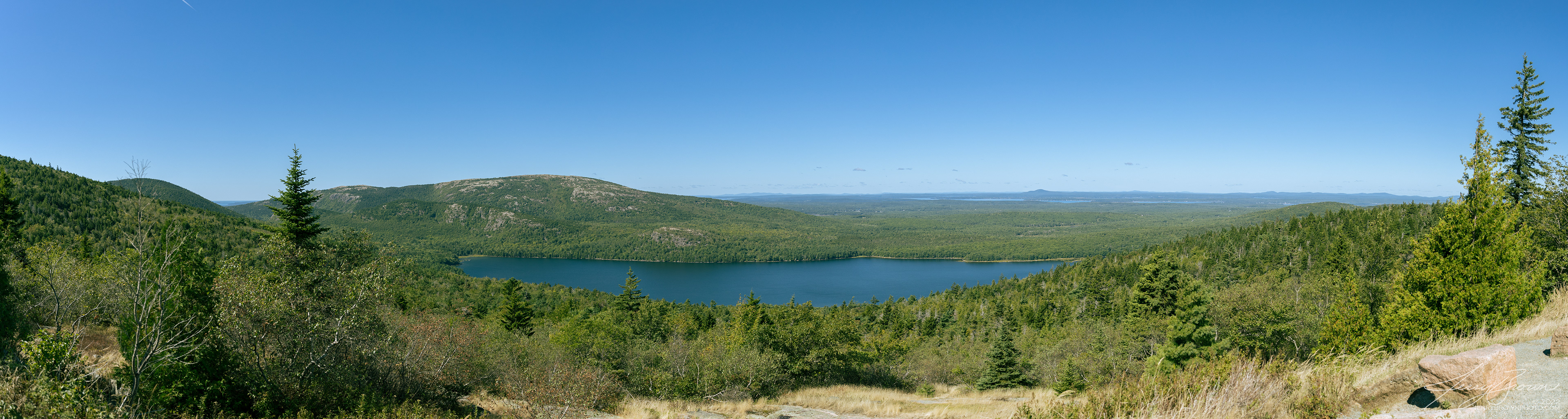 Eagle Lake from Cadillac Mountain, Acadia NP, Bar Harbor, ME