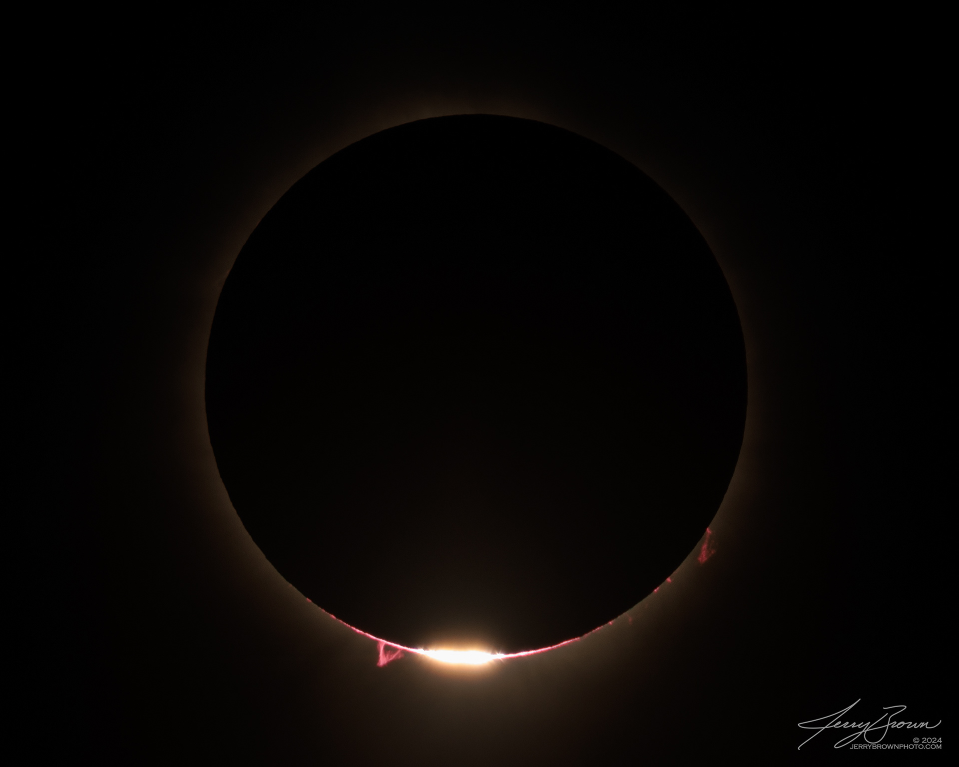 Solar Eclipse, Lake Pacid NY, 2024