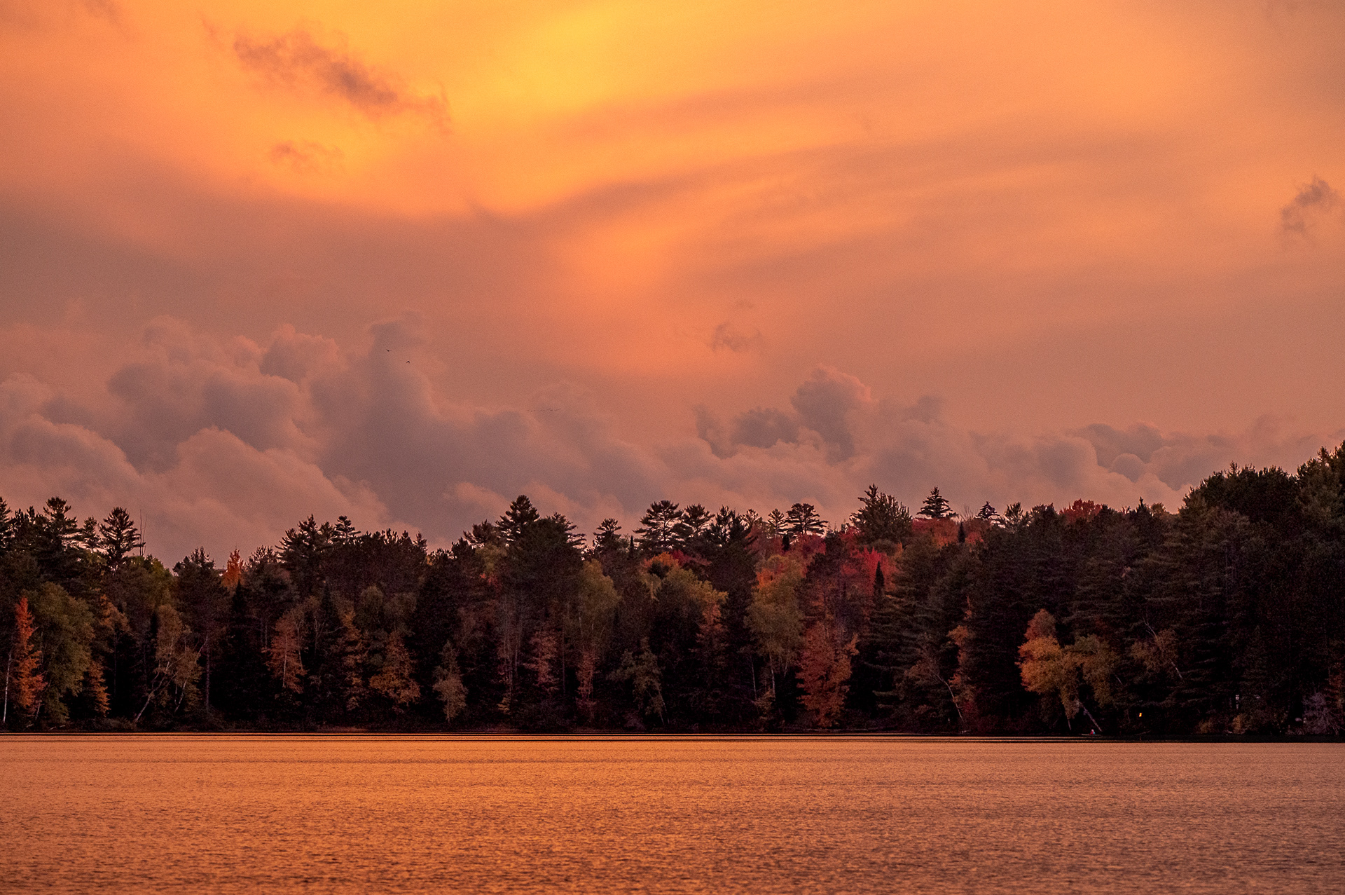Sunset at Fish Creek Pond, Fall 2026