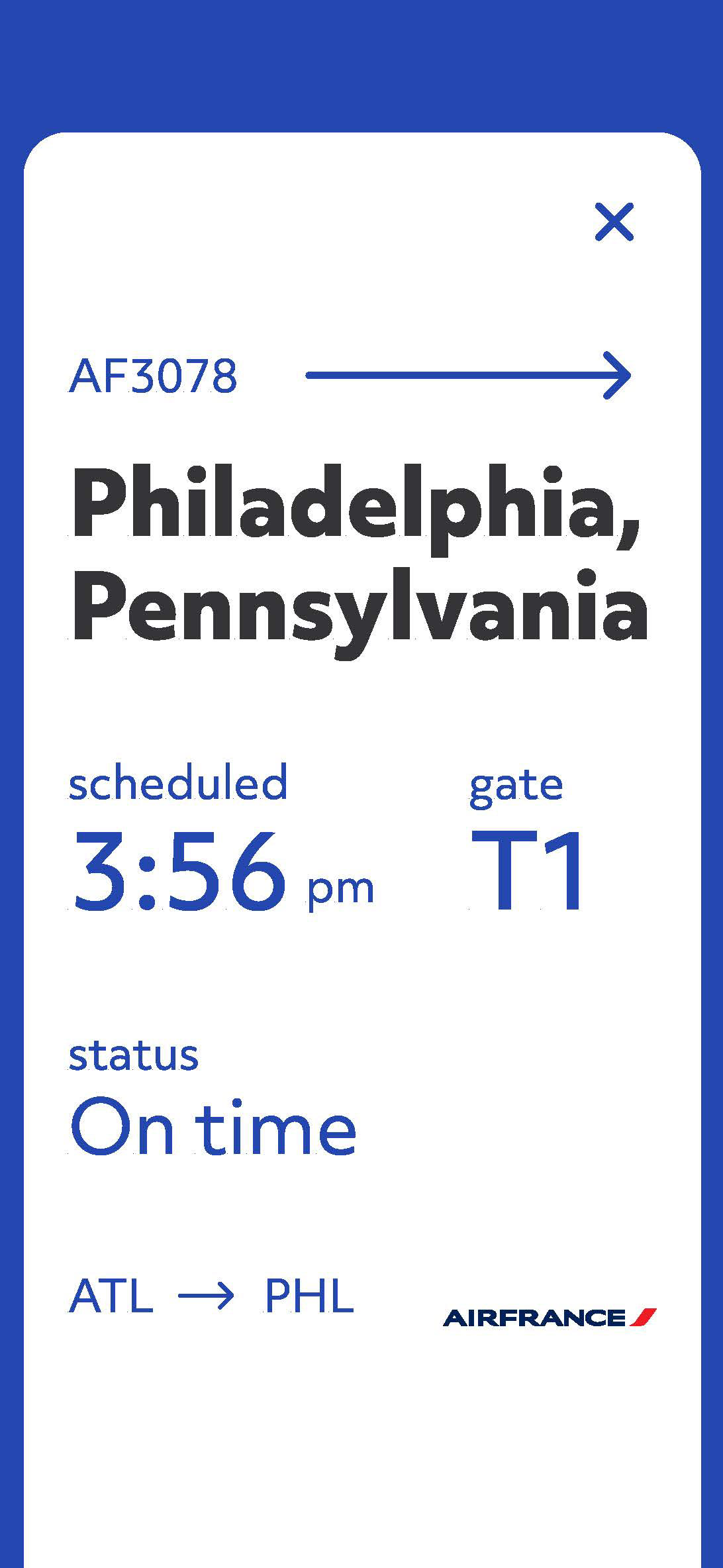 On Time Departure