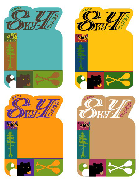 Just a few examples of different colorways I tried