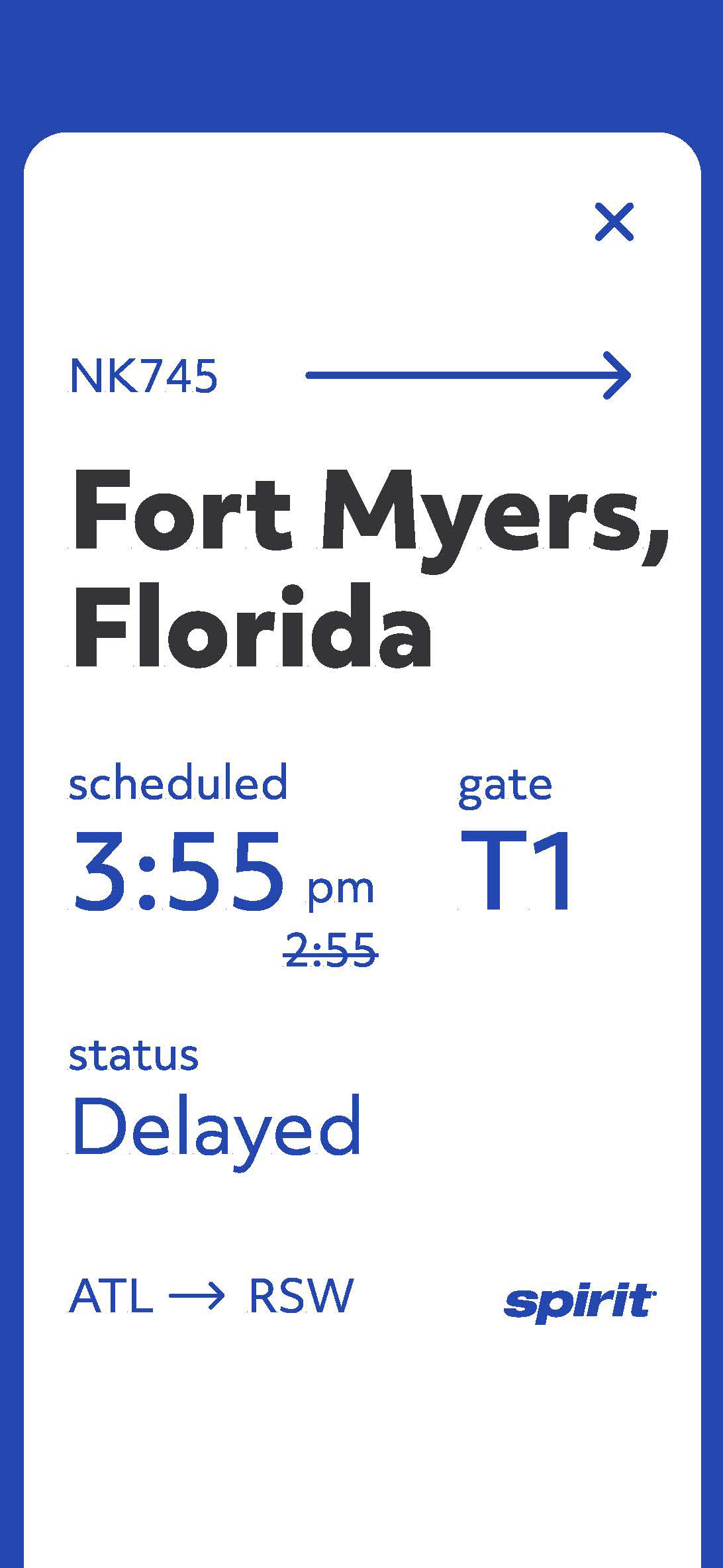 Delayed Departure