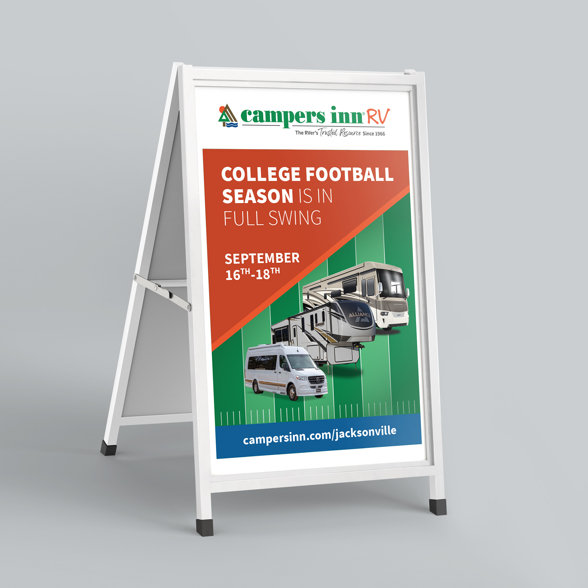 A-Frame Coroplast Sign