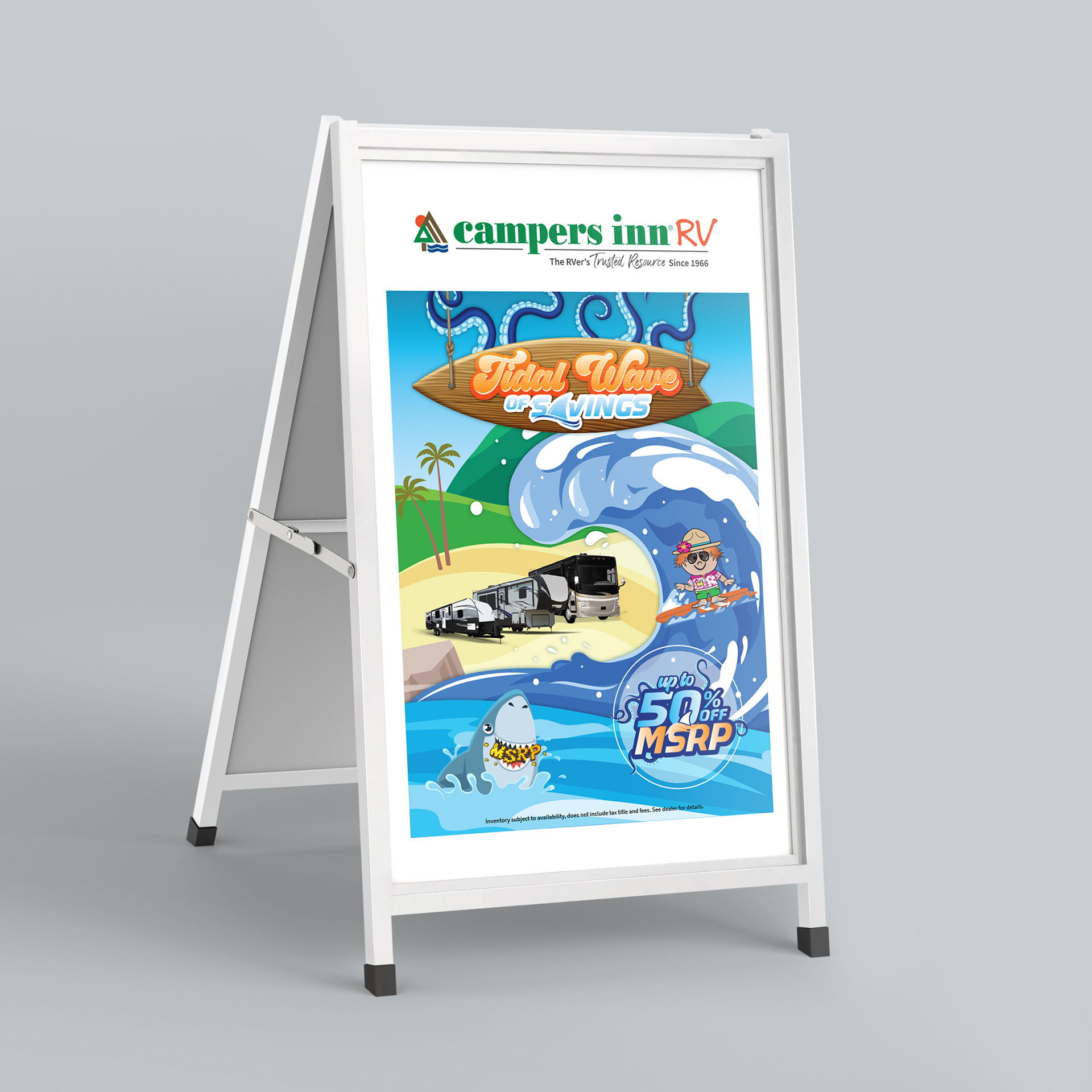 A-Frame Coroplast Sign