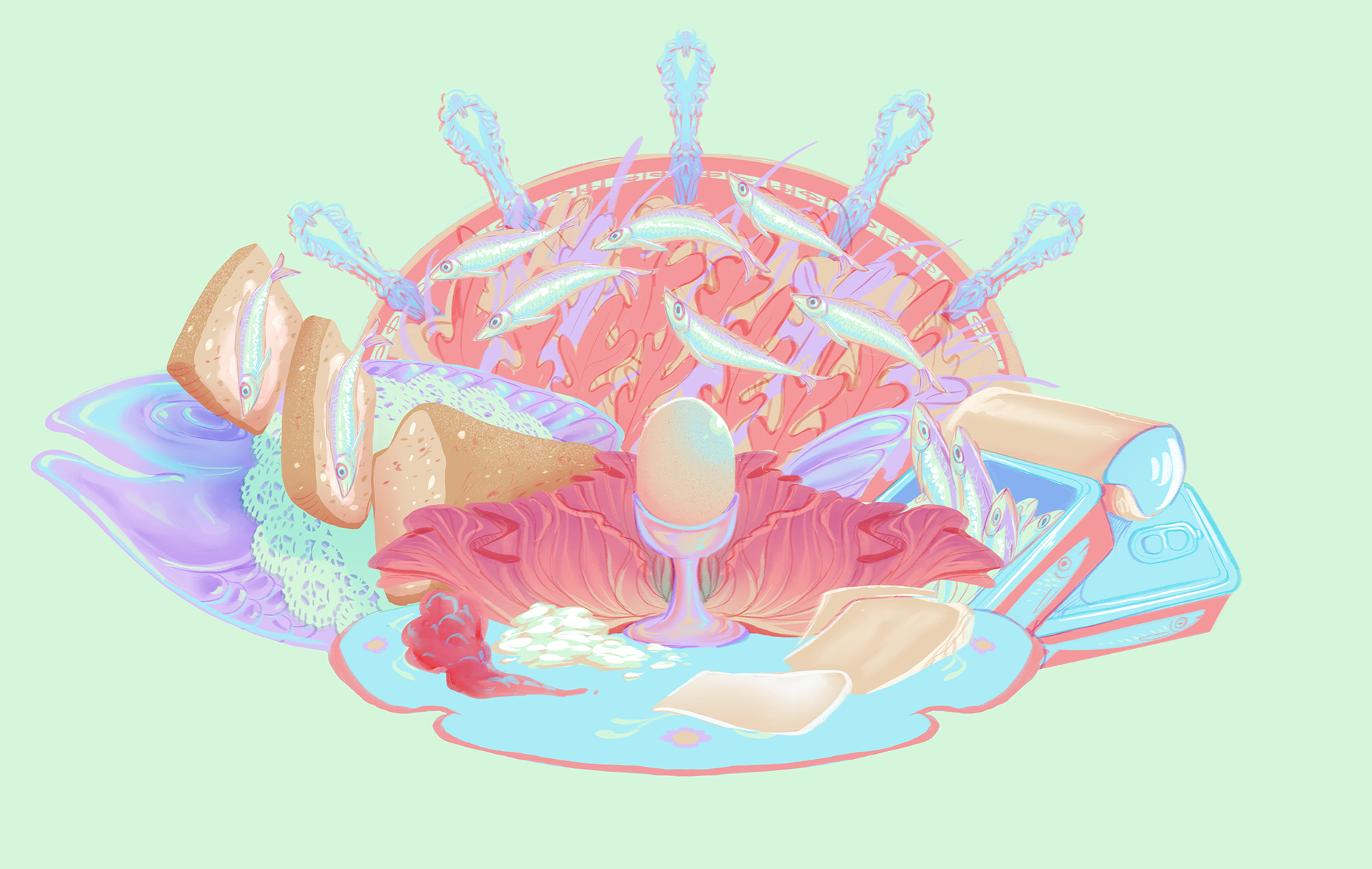 A fun drawing color palette challenge