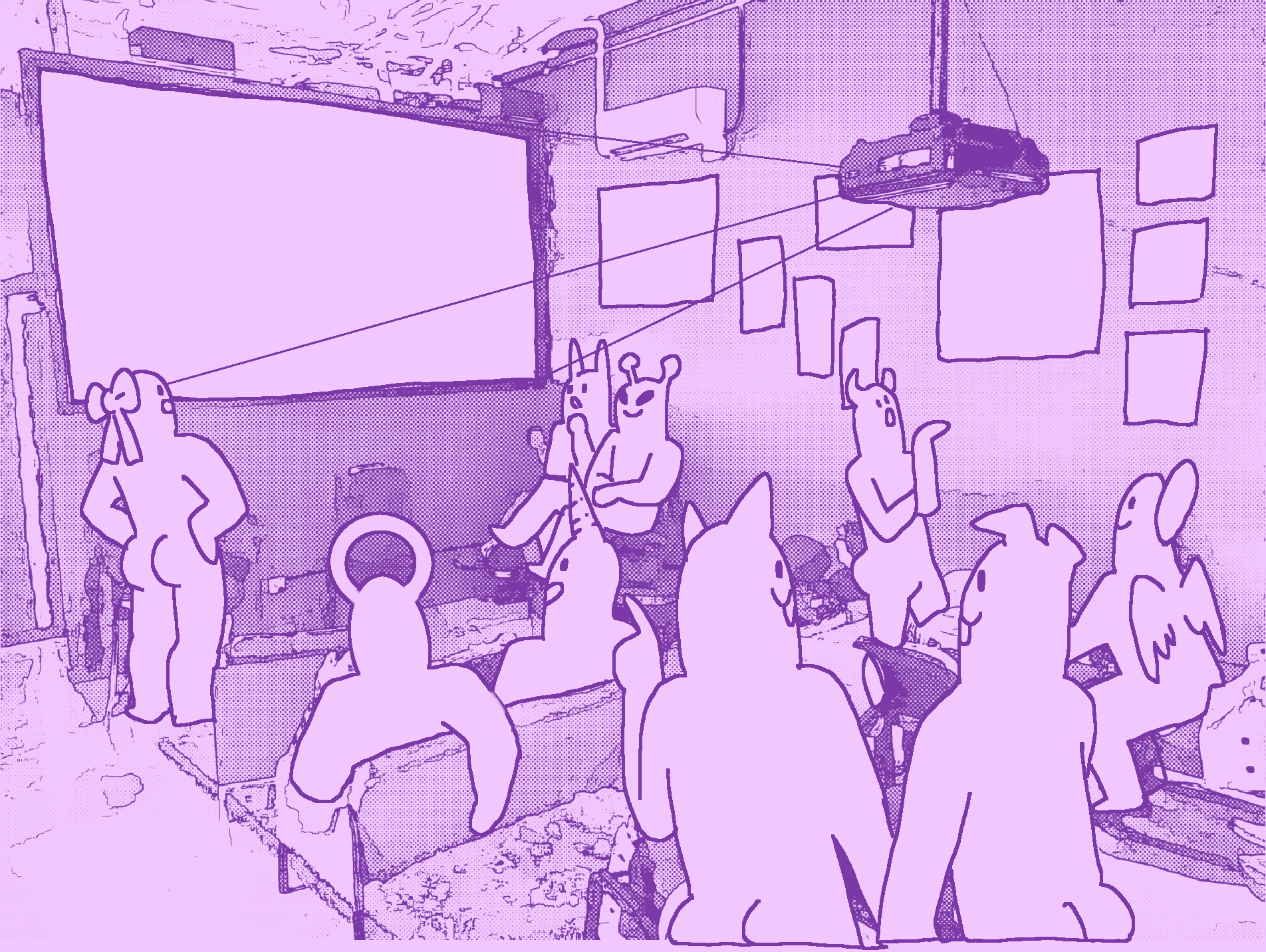 Promo Drawing for the PSUGD Showcase @4thWallPDX
