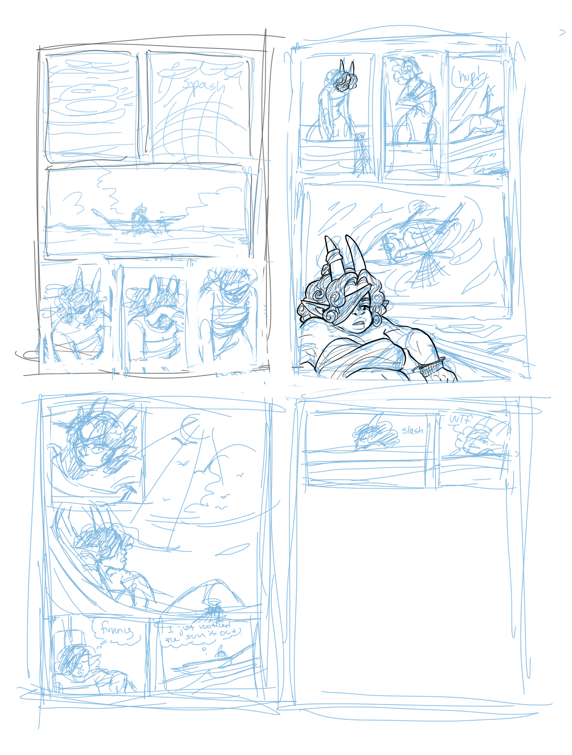 I tried to make a comic.