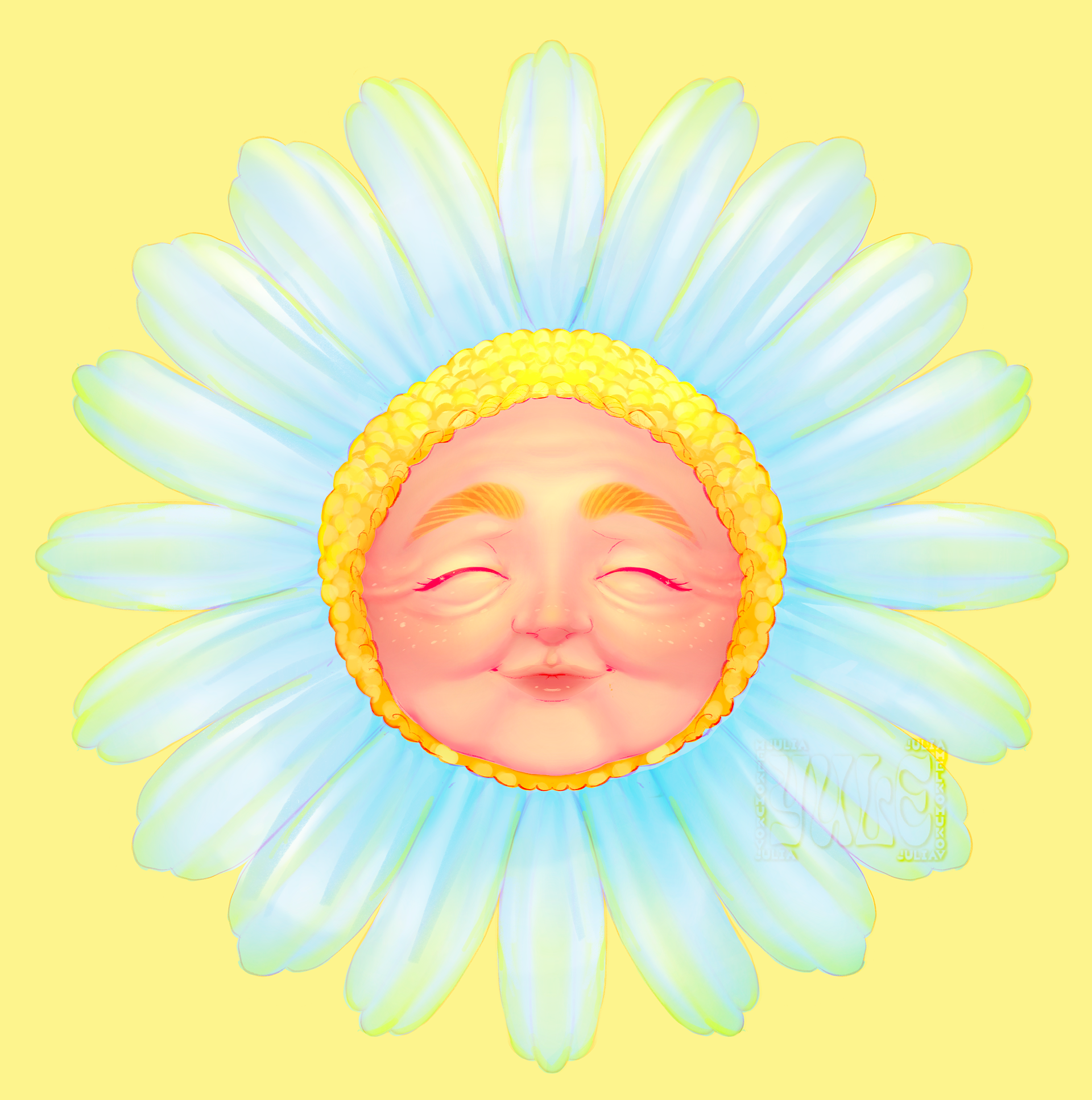 Flower Granny brings joy and peace