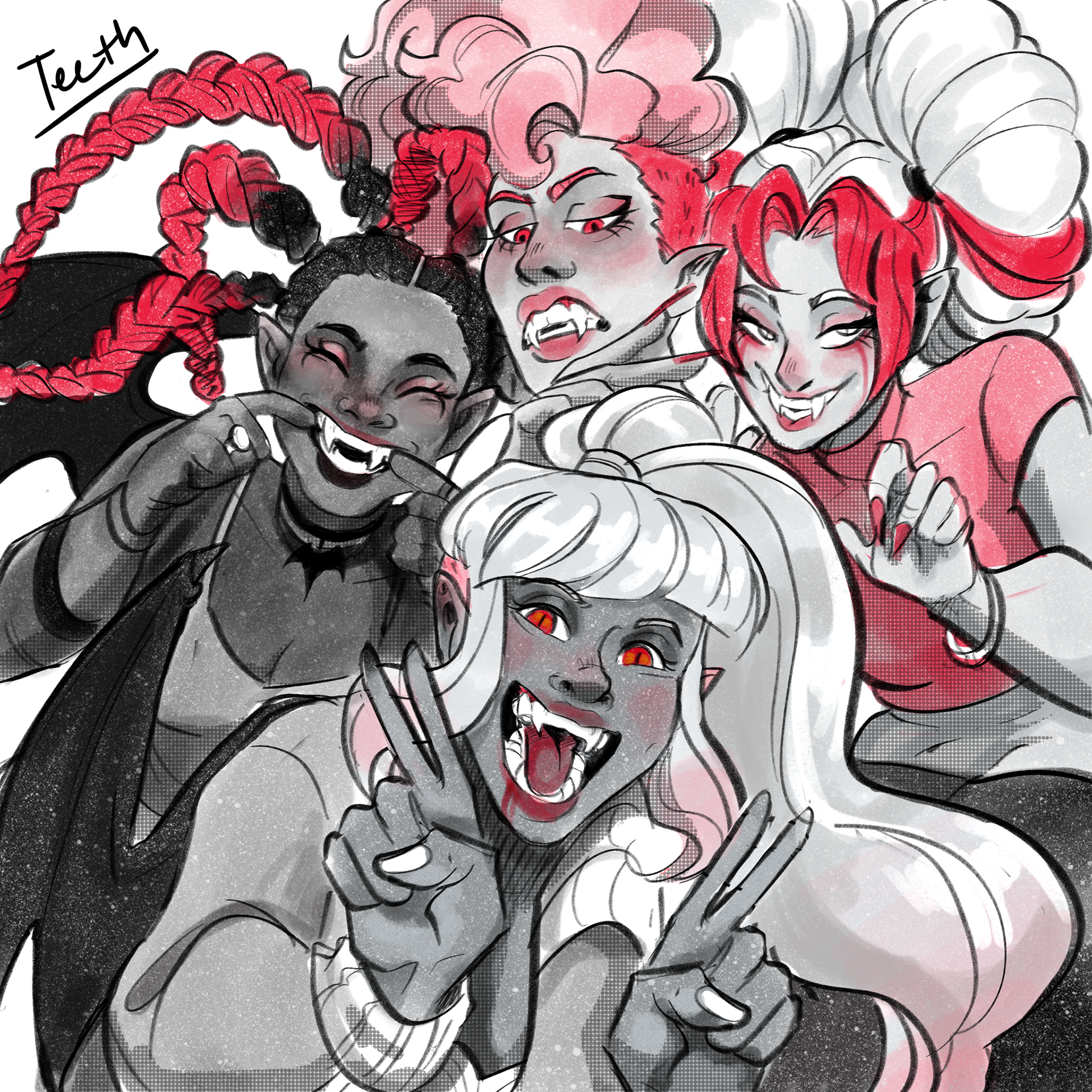 4 Vampire Magical Girls!!!