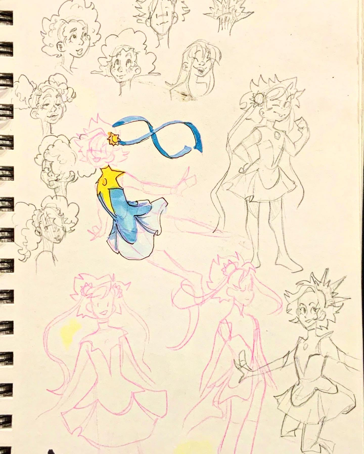 Sun Powered Magical Girl: Rough 1