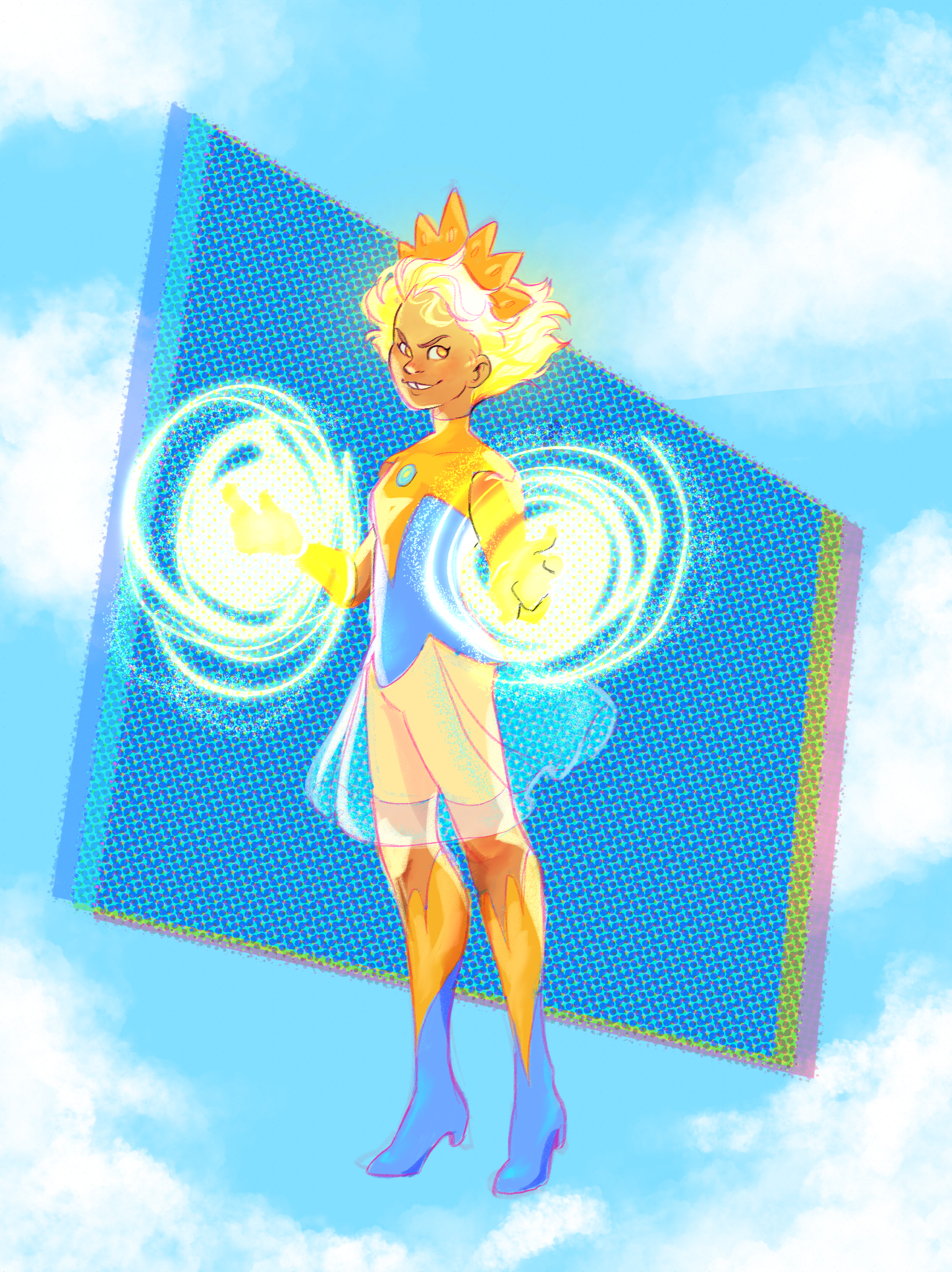 Sun Powered Magical Girl