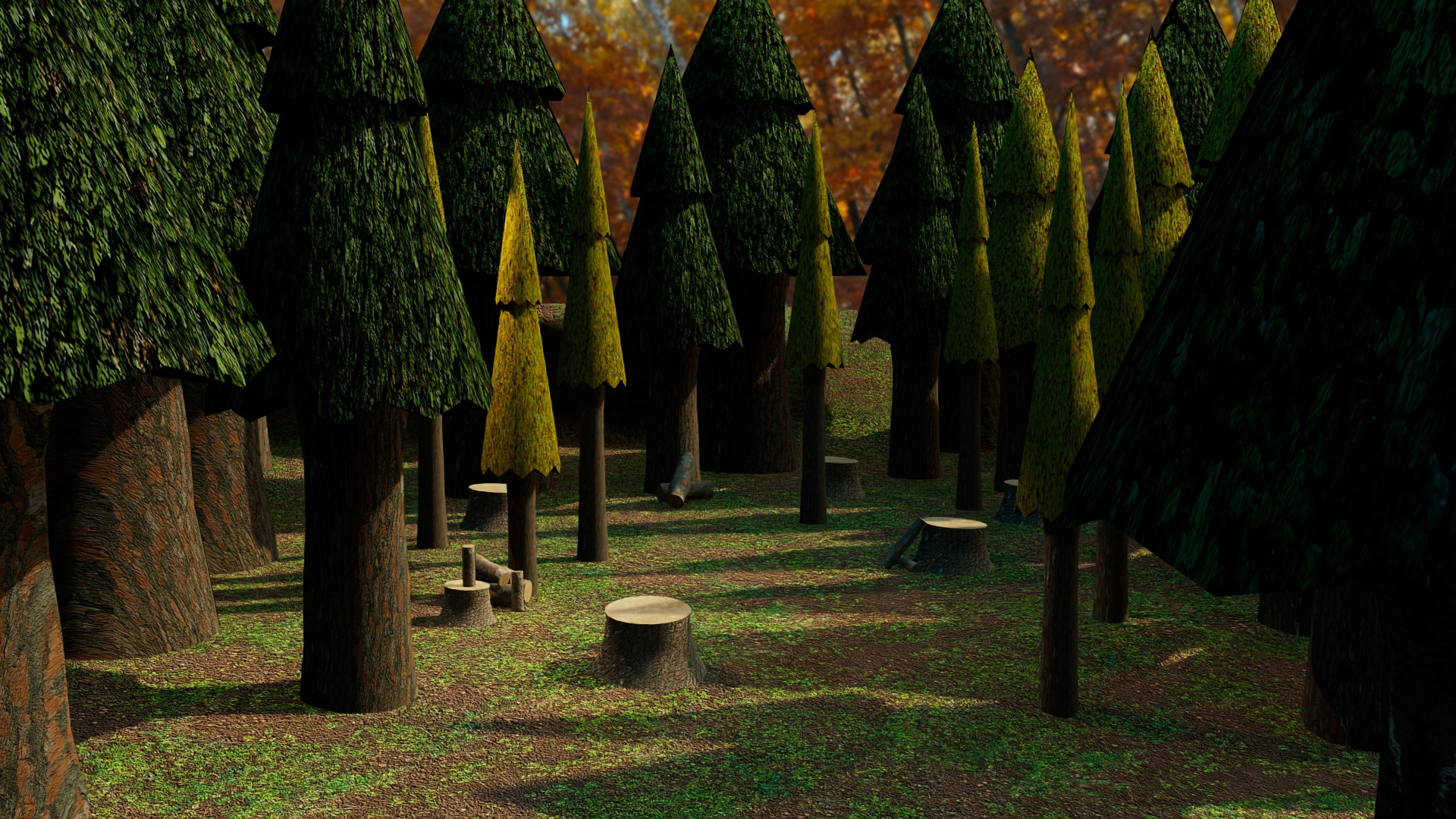 Terrain Woods Area Final Model Texture
