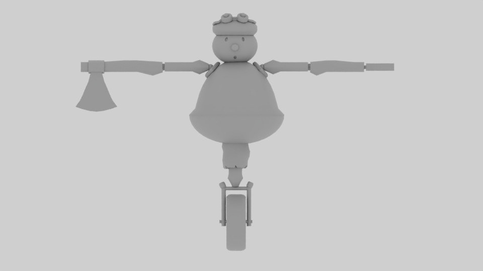 Acorn Boy Model First Pass Front