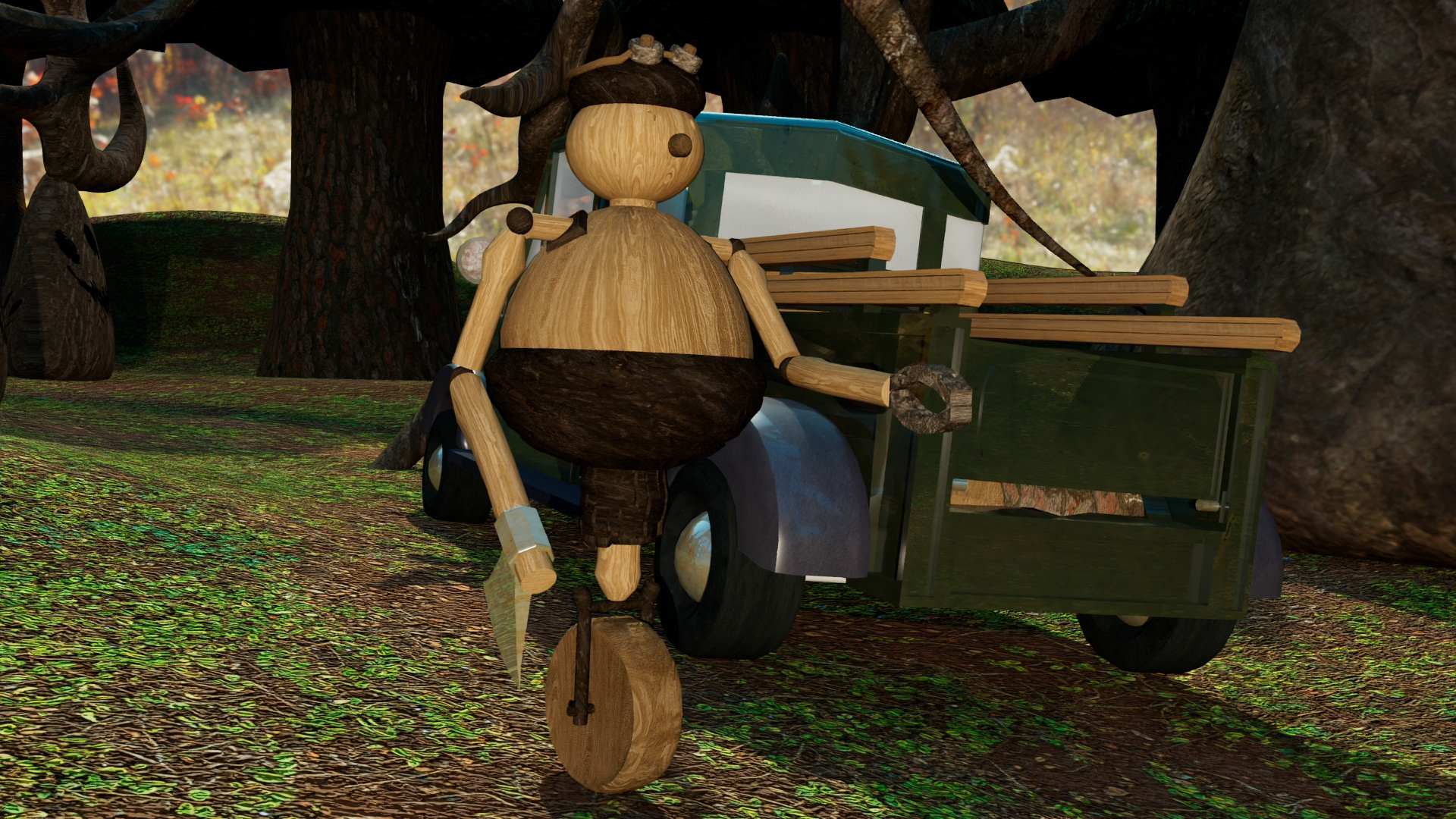 Acorn Boy Final Model 3/4 Left
