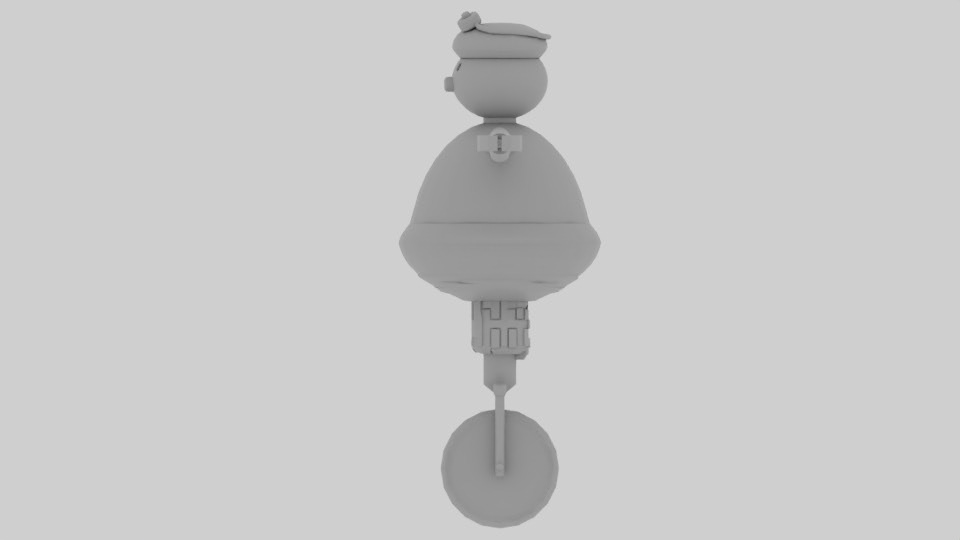 Acorn Boy Model Second Pass Side