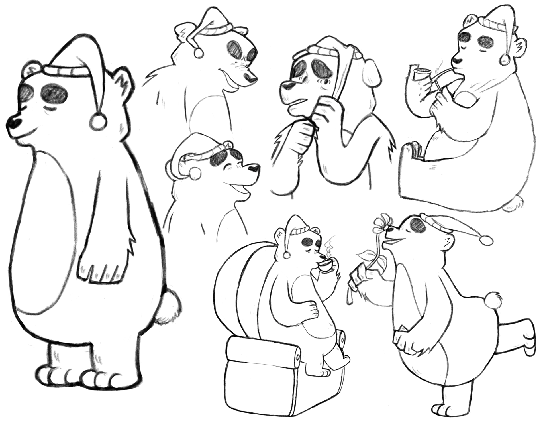 Rough Piercy Poses and Expressions