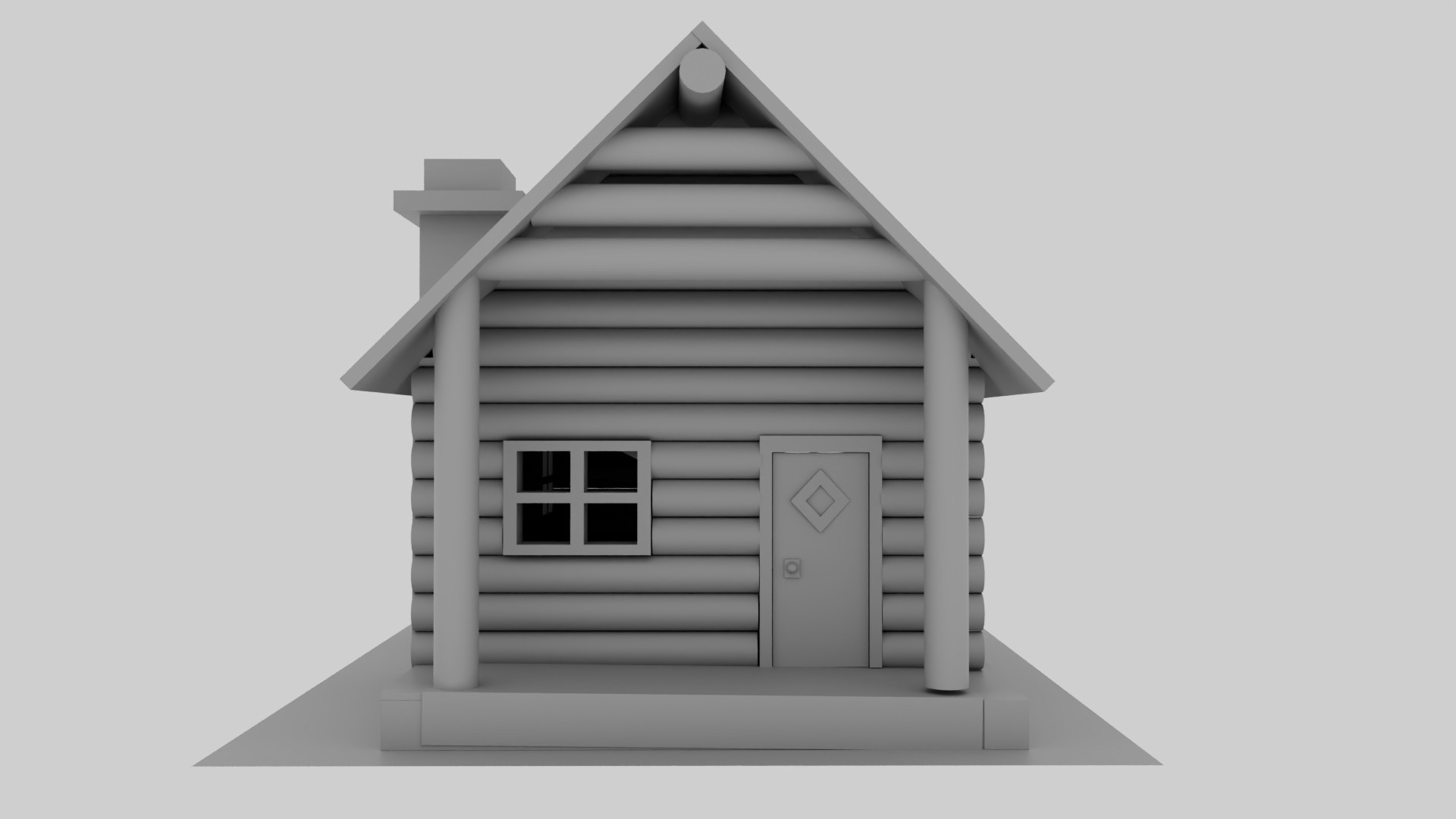 Cabin Rough Model Front