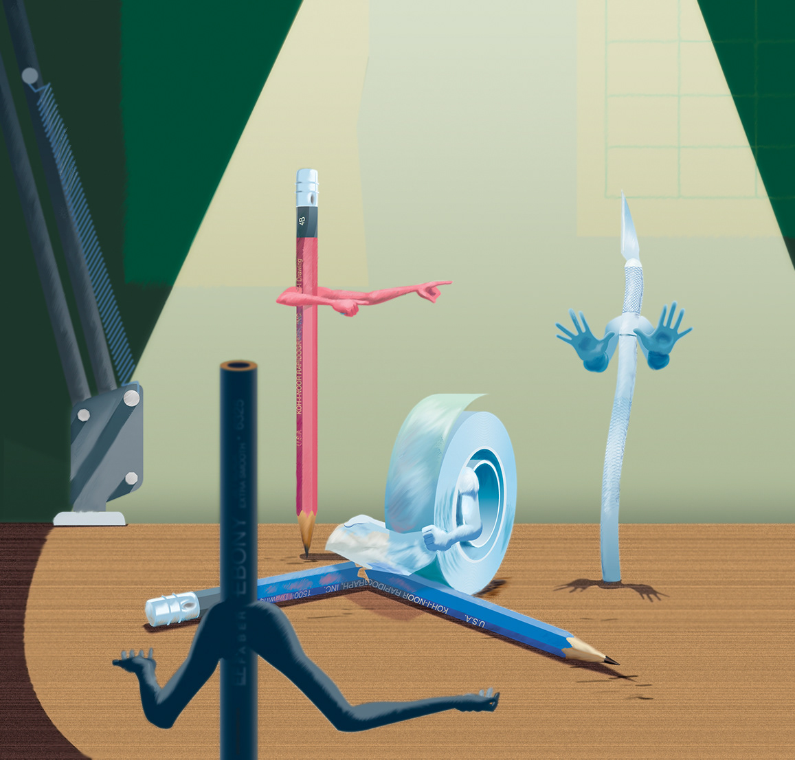 Murder Scene, Illustrator