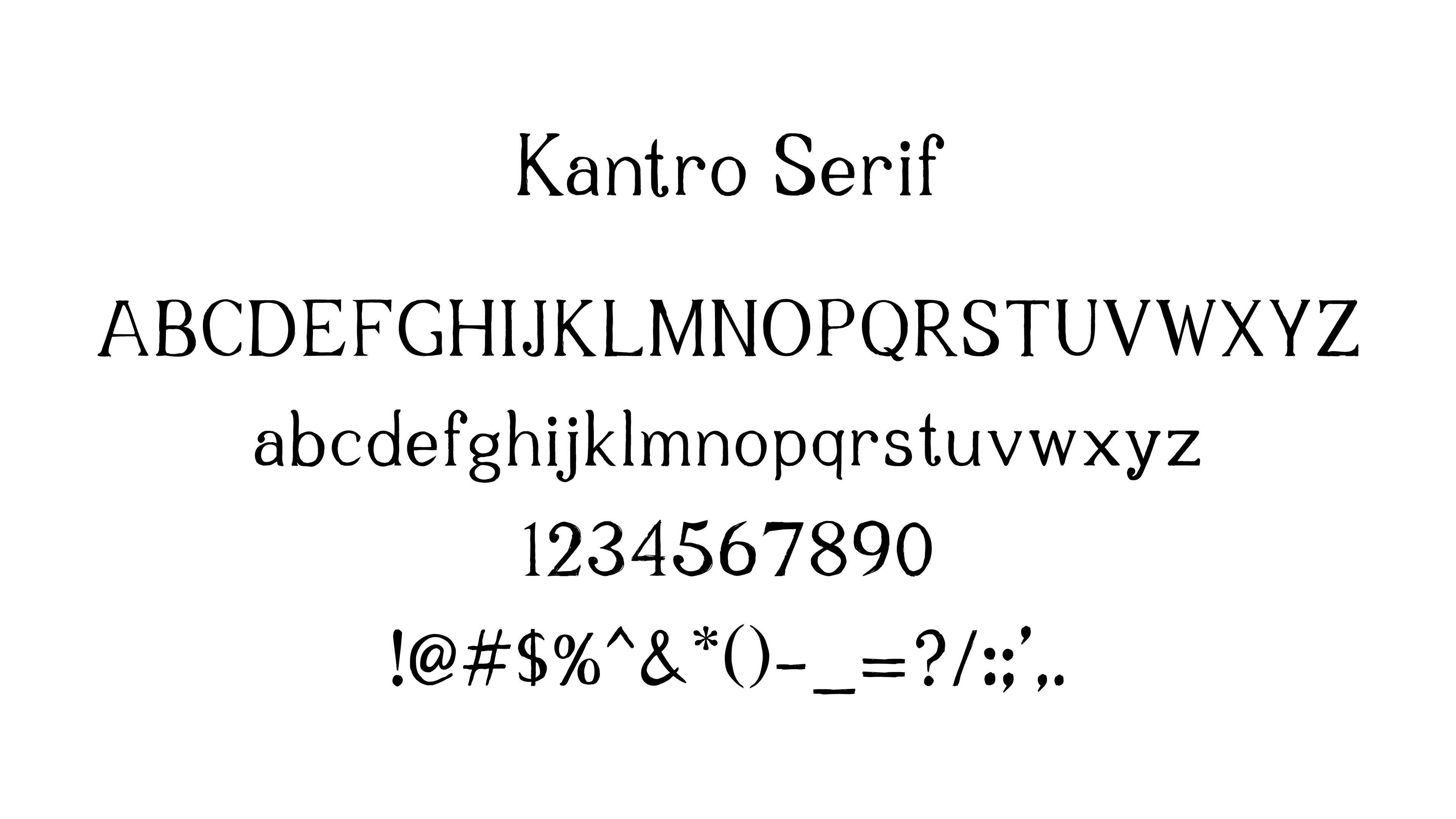 Subhead Typeface