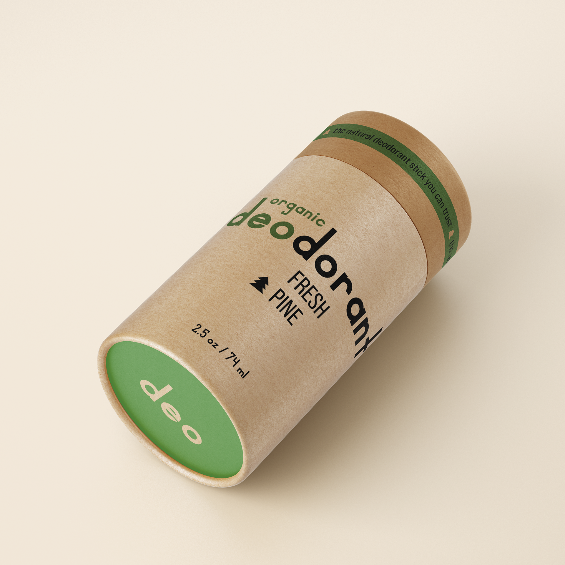 sustainable deodorant packaging concept