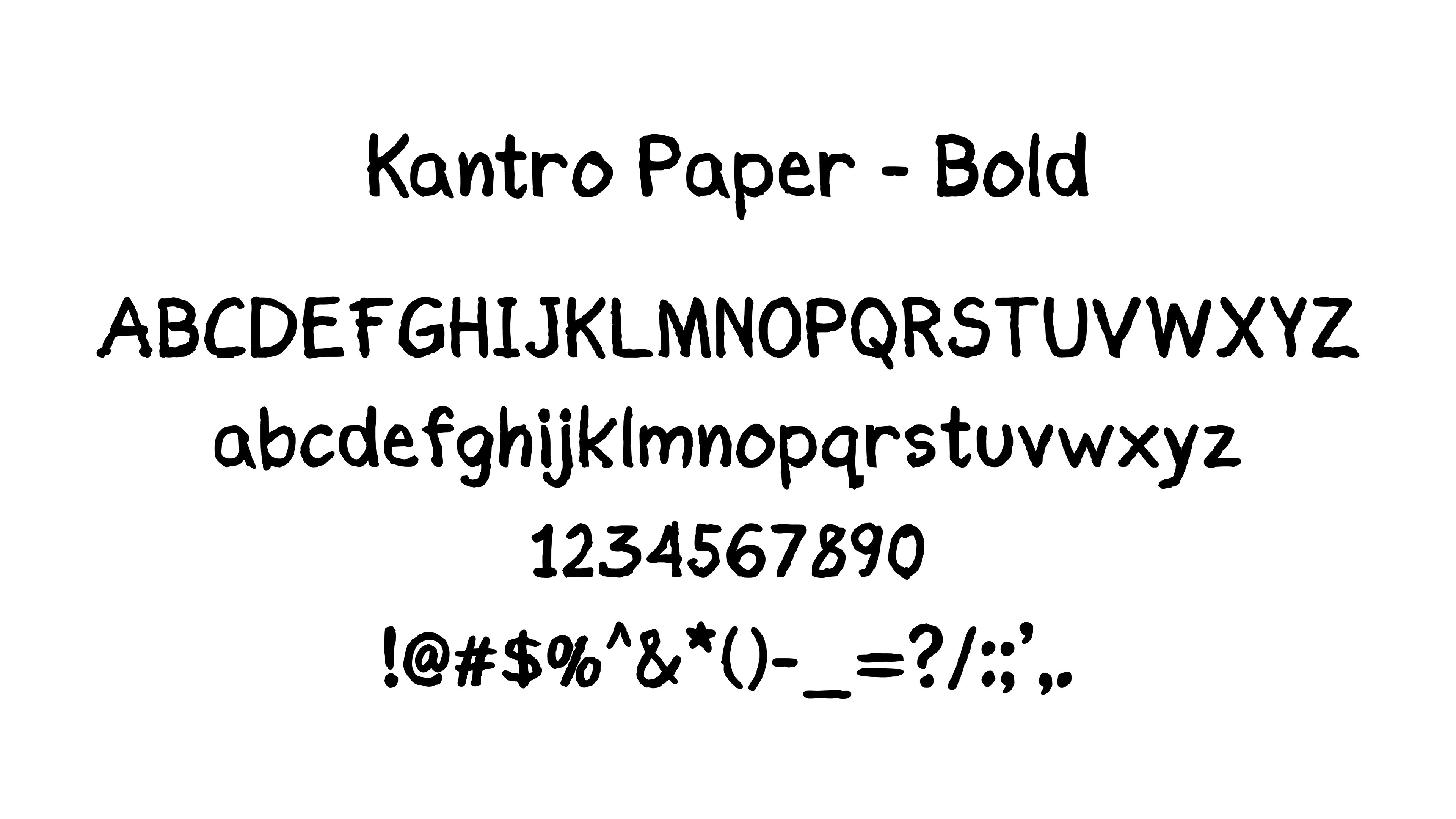 Bold Font Style