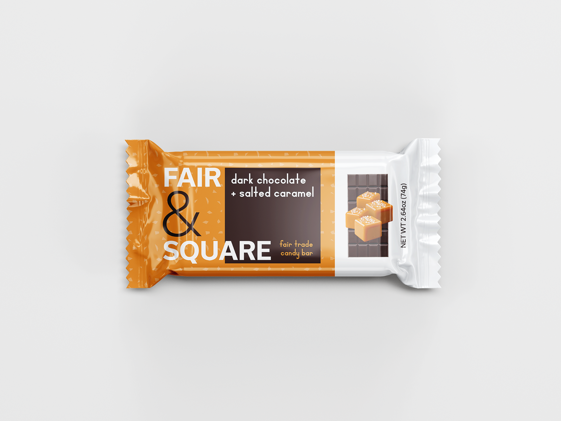 fair trade candy bar packaging concept