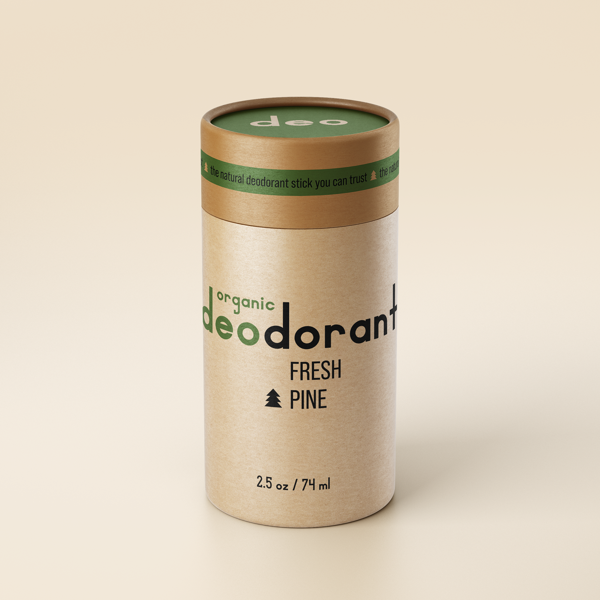 sustainable deodorant packaging concept