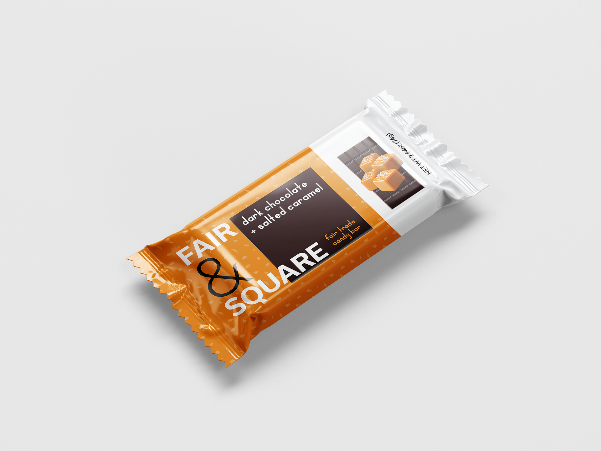 fair trade candy bar packaging concept