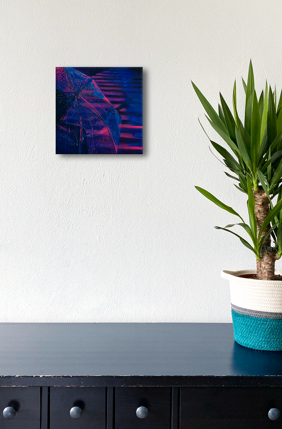 Rain 2019, preview on a wall