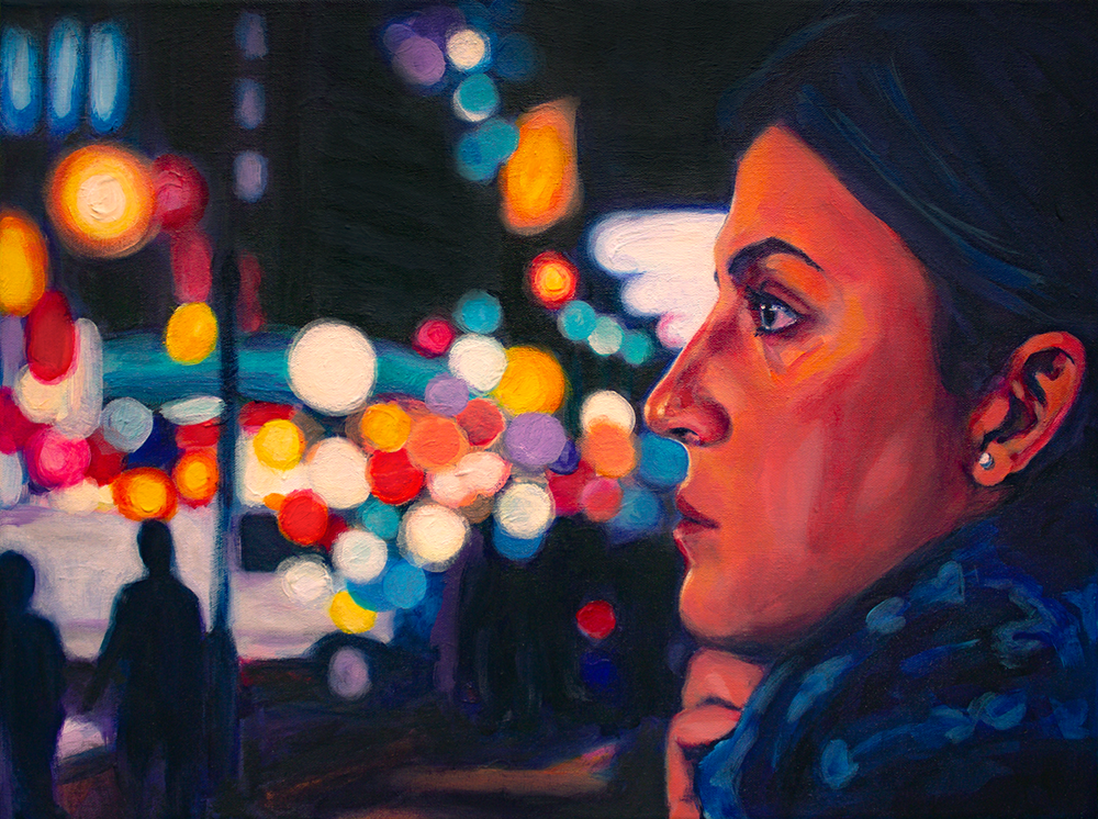Noise Cancelling 2018 • Acrylics on canvas • 30 x 40 cm